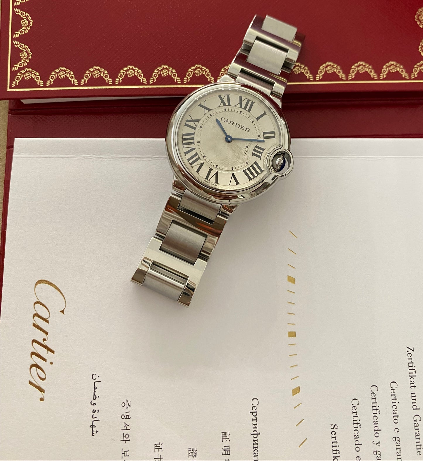 Cartier Ballon Bleu Médium Full Set - 3005