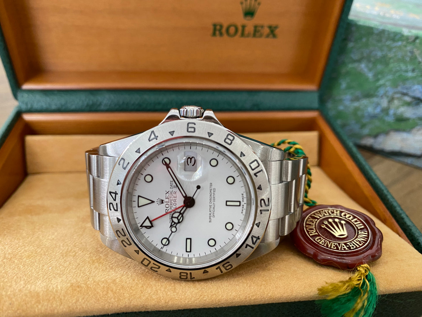 Rolex Explorer II Full Set de 2006 - 16570