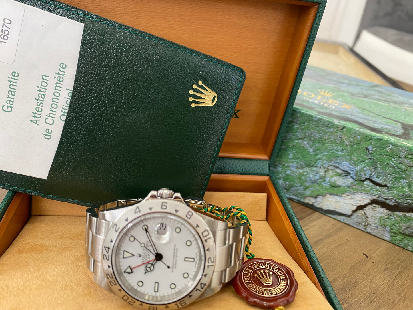 Rolex Explorer II Full Set de 2006 - 16570