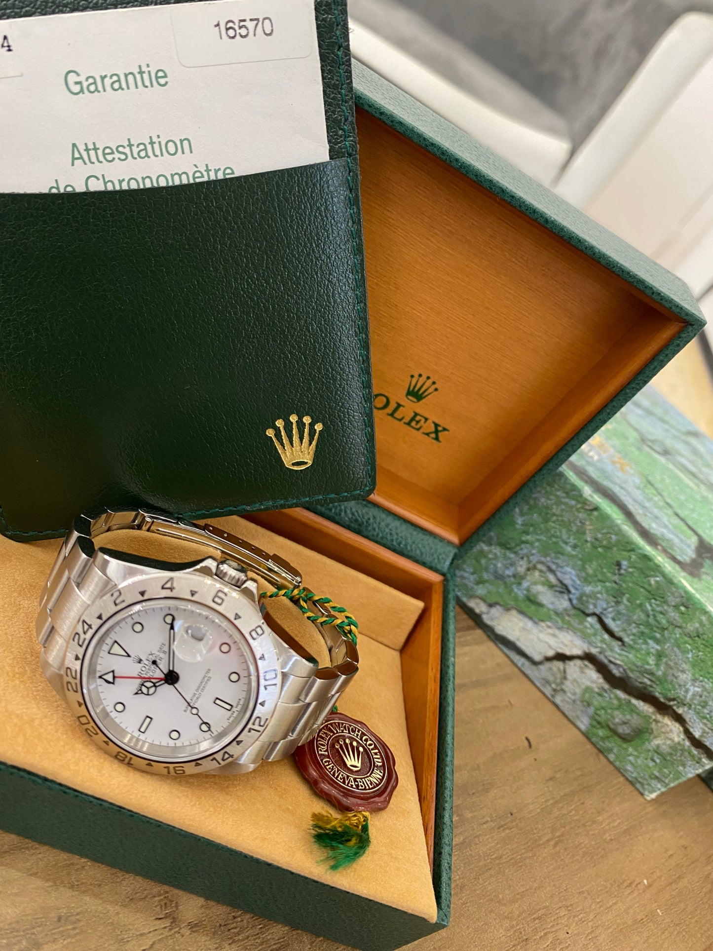 Rolex Explorer II Full Set de 2006 - 16570
