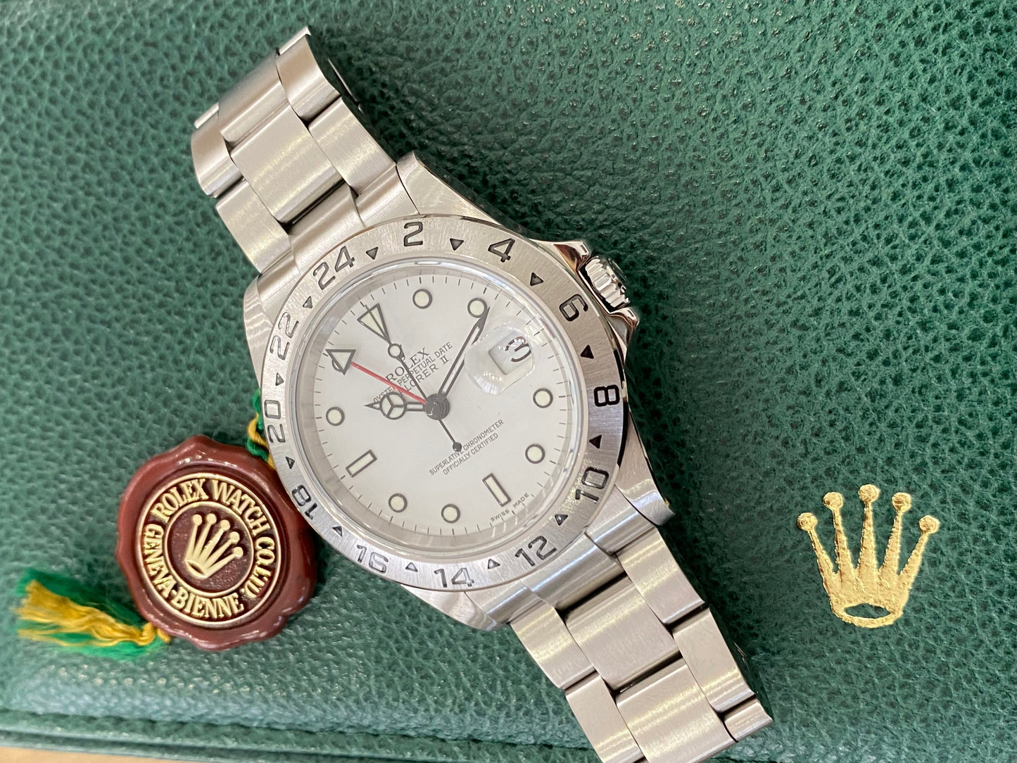 Rolex Explorer II Full Set de 2006 - 16570