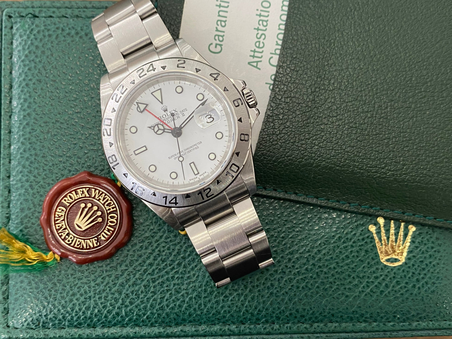 Rolex Explorer II Full Set de 2006 - 16570