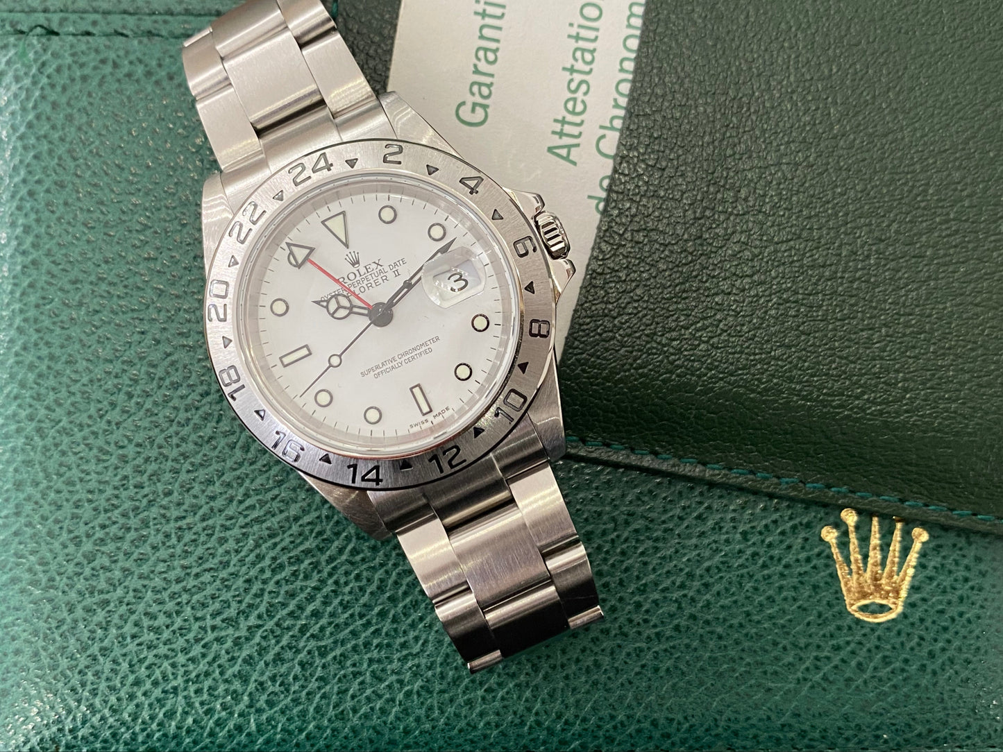 Rolex Explorer II Full Set de 2006 - 16570