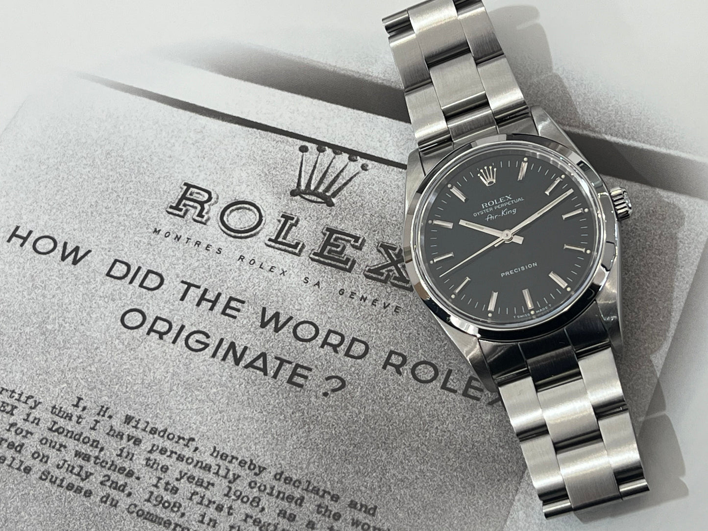 Rolex Air King 34 de 1990 - 14000