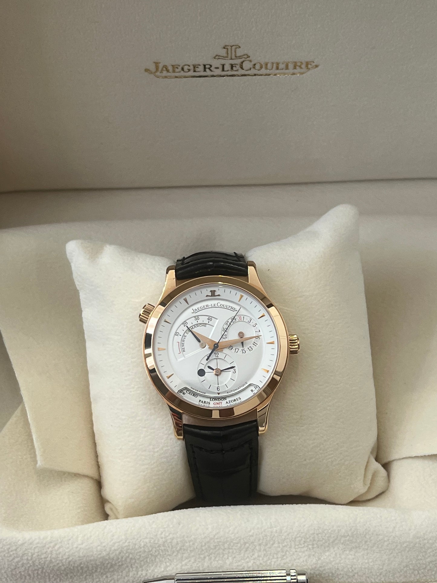 Jaeger-Lecoultre Master Geographic or rose neuve- 142.2.92