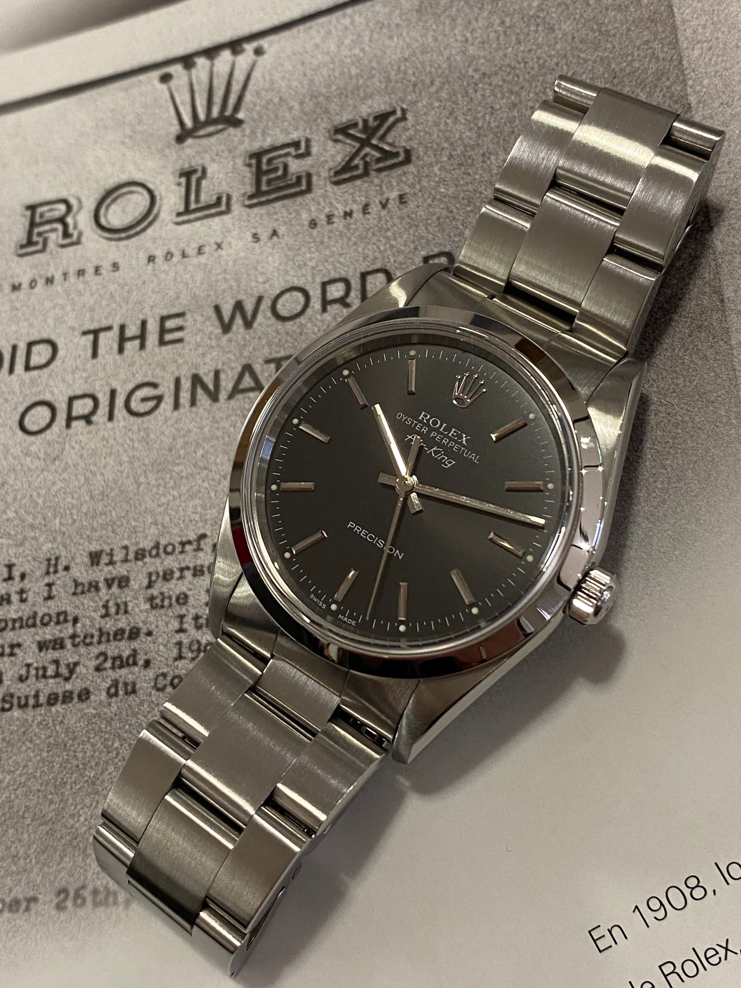 Rolex Air King 34 de 1999 - 14000
