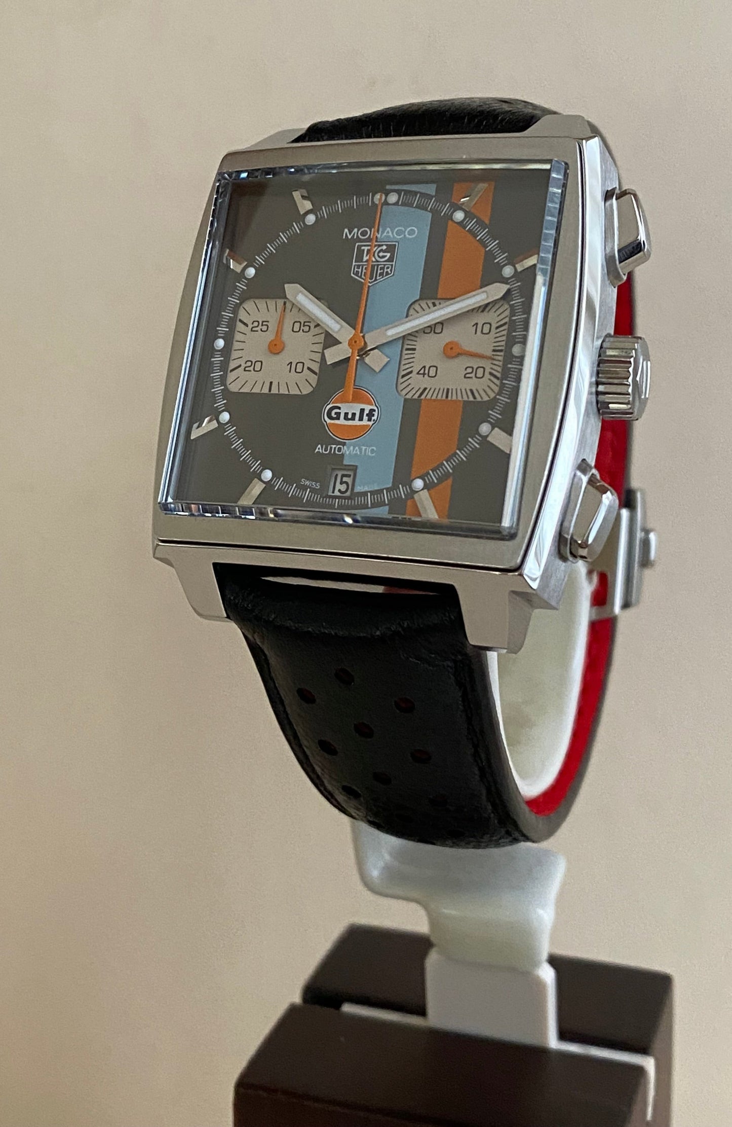 Tag Heuer Monaco Chrono Gulf Edition Limitée - CAW2113-FC6250
