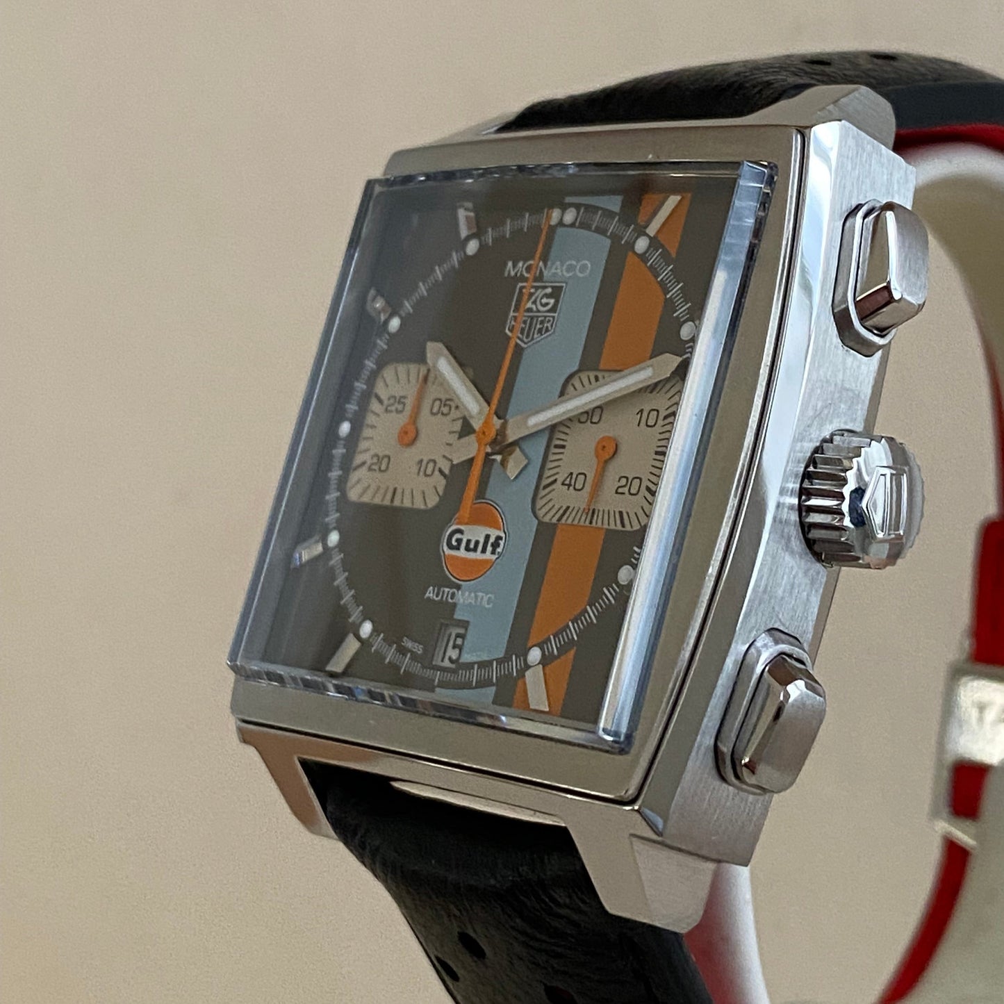 Tag Heuer Monaco Chrono Gulf Edition Limitée - CAW2113-FC6250