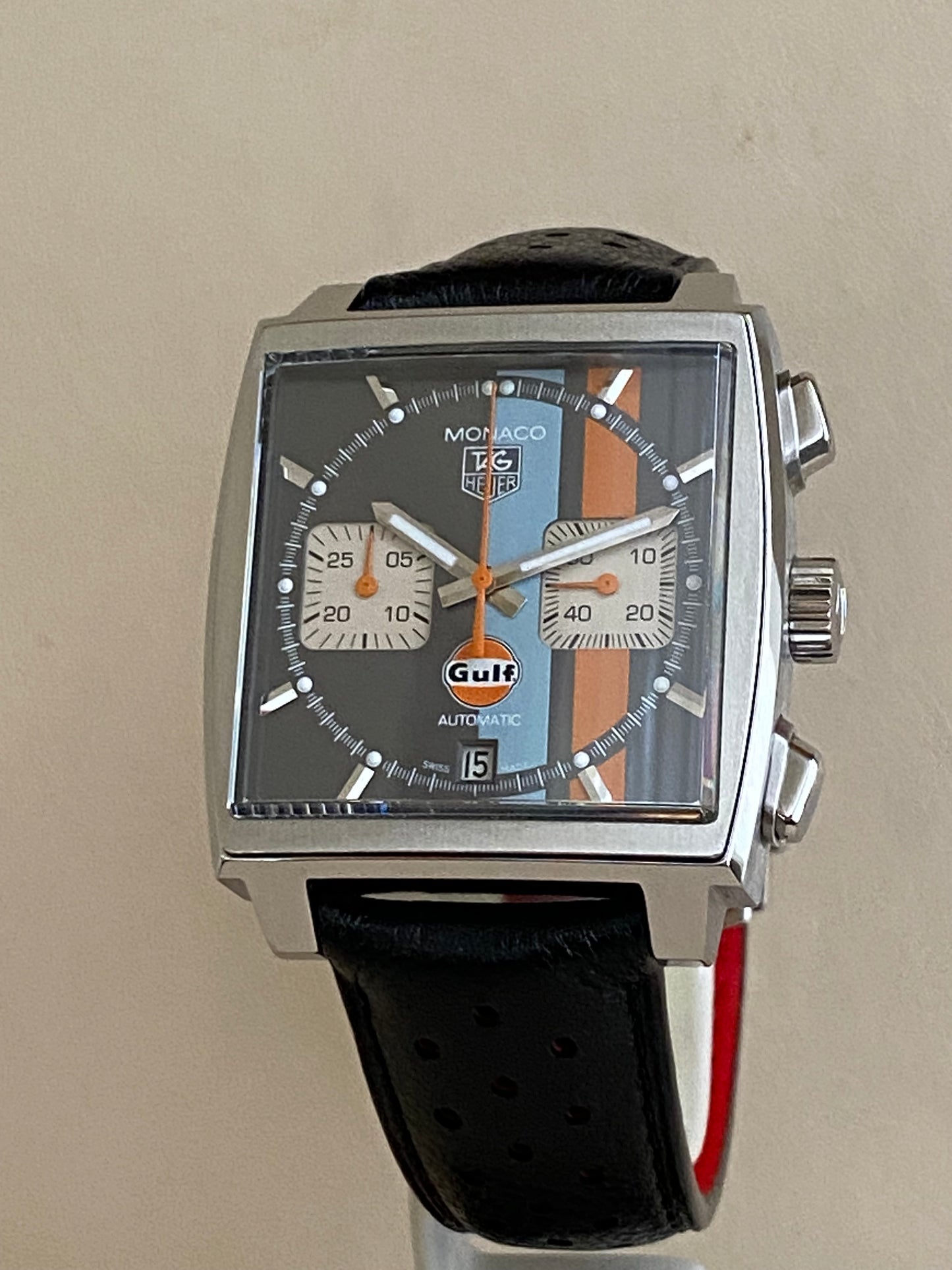Tag Heuer Monaco Chrono Gulf Edition Limitée - CAW2113-FC6250