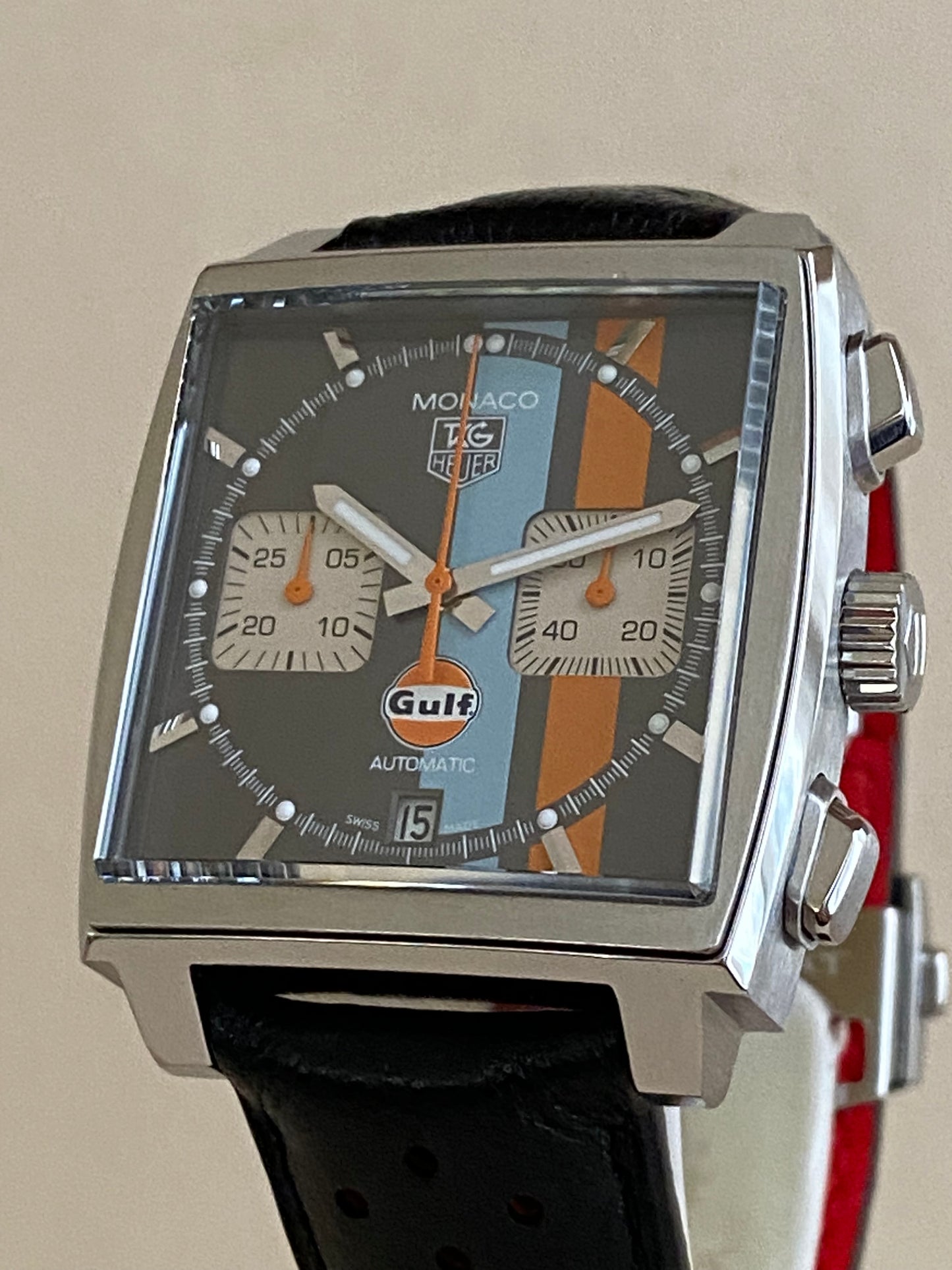 Tag Heuer Monaco Chrono Gulf Edition Limitée - CAW2113-FC6250