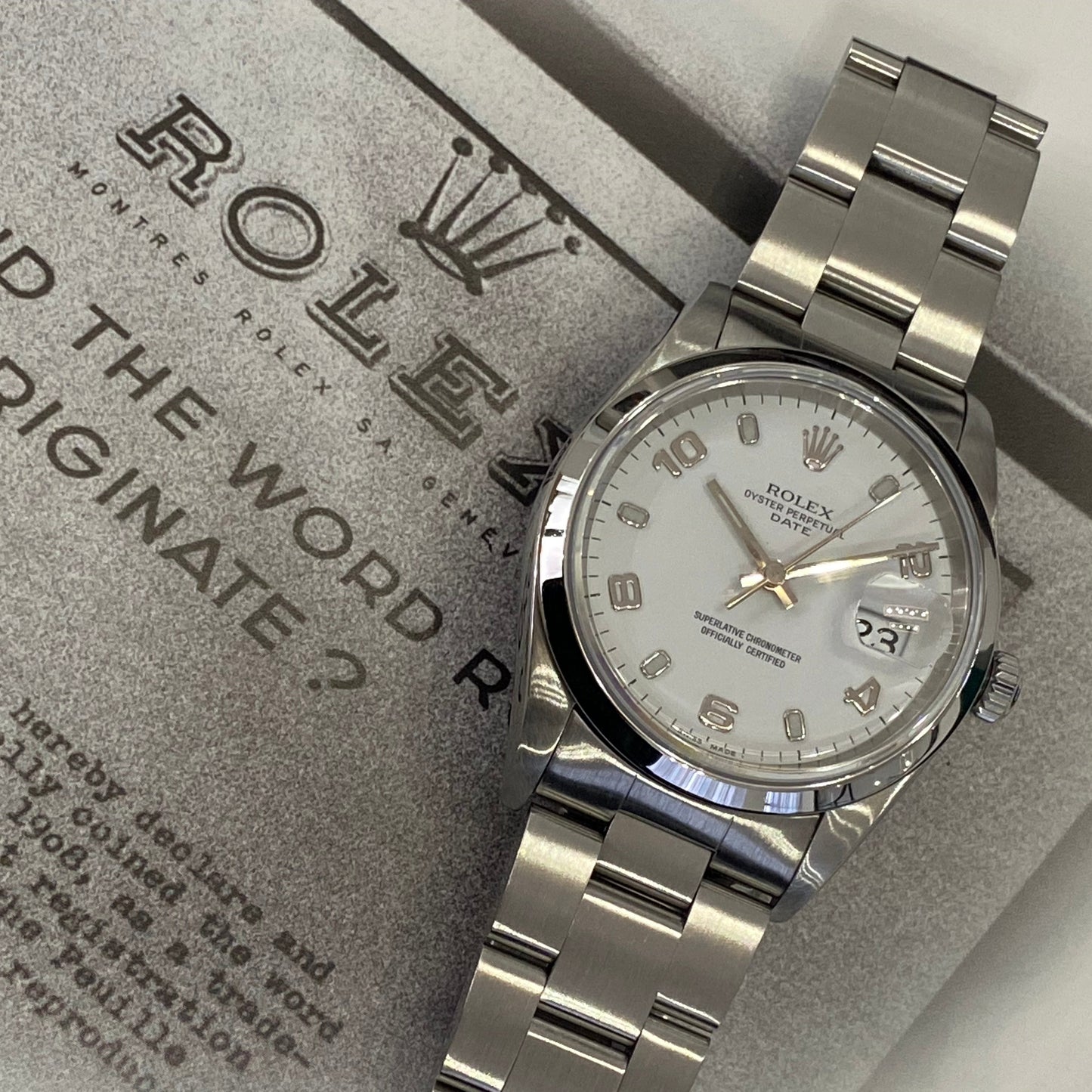 Rolex Date de 2009 - 15200