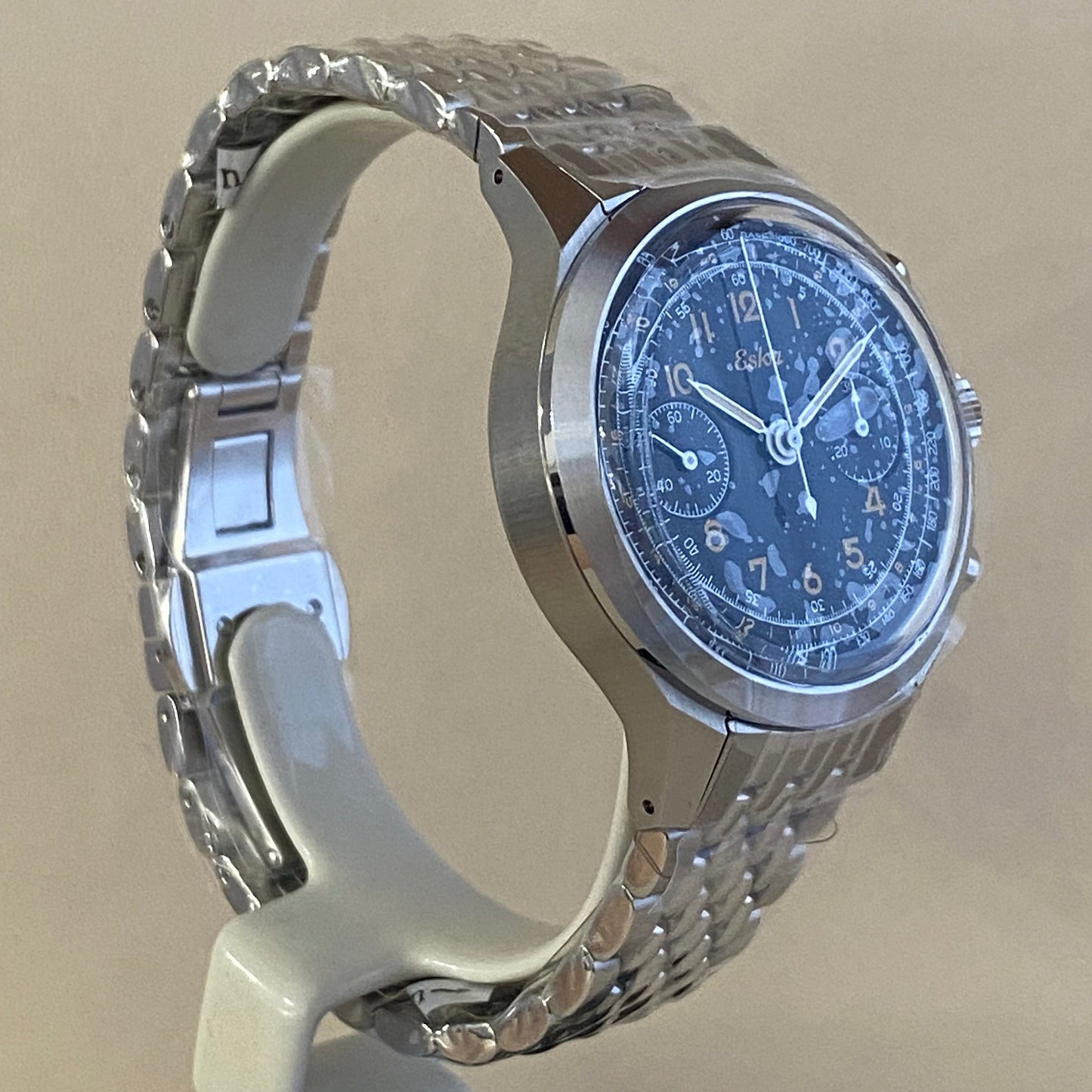 Eska Chrono Héritage Noir - SK25 - Montre Neuve