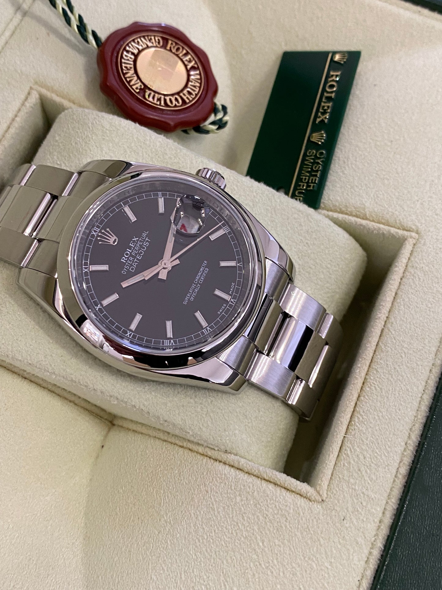 Rolex Datejust 36 Full Set de 2006 - 116200