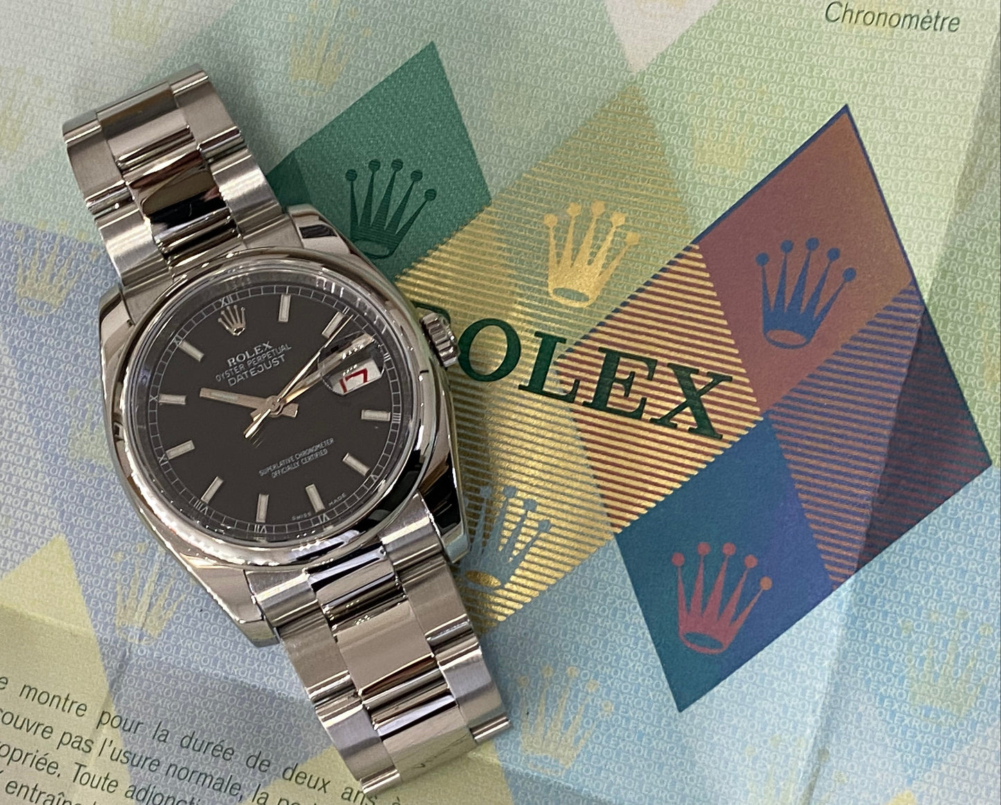 Rolex Datejust 36 Full Set de 2006 - 116200