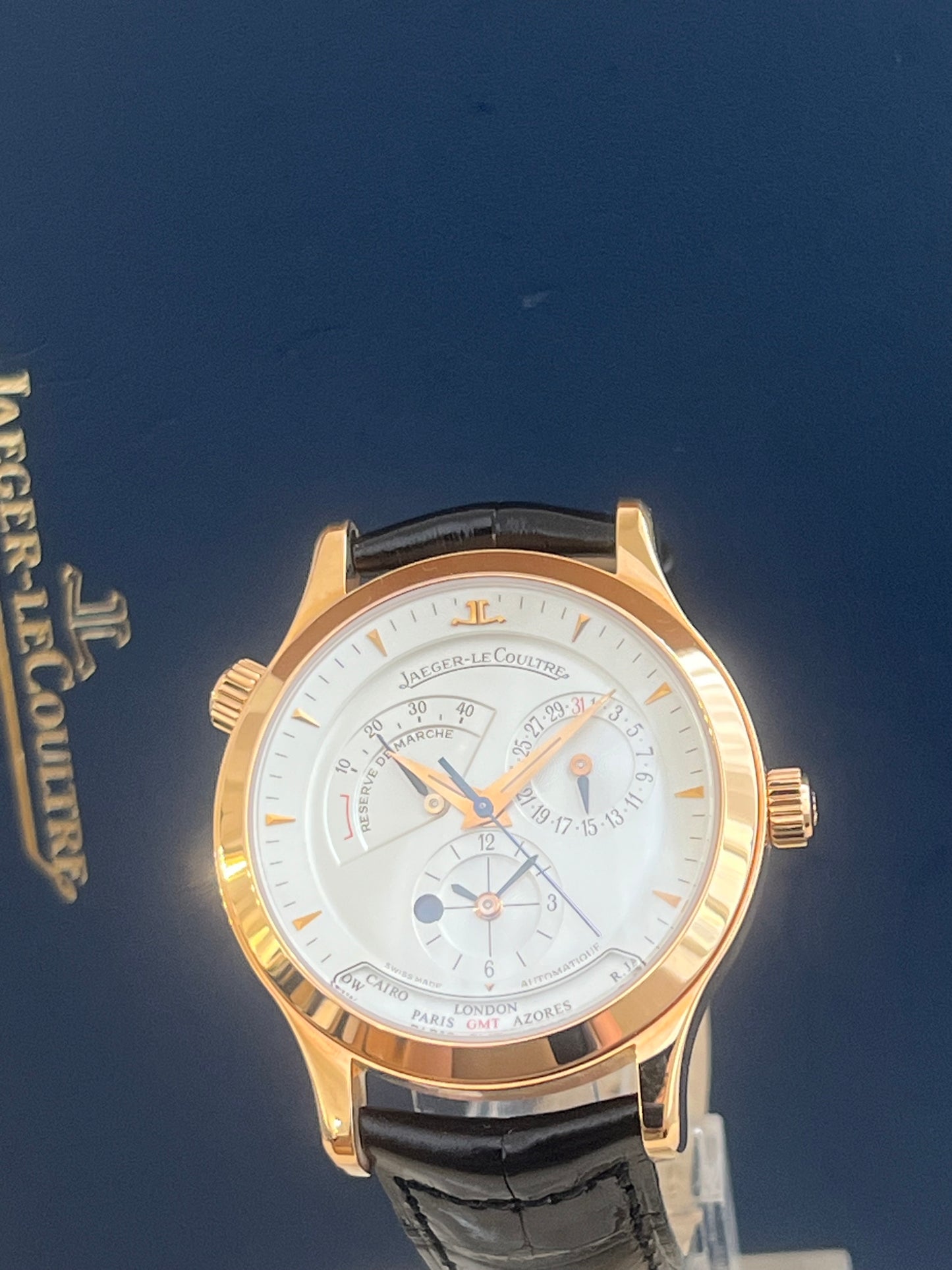 Jaeger-Lecoultre Master Geographic or rose neuve- 142.2.92