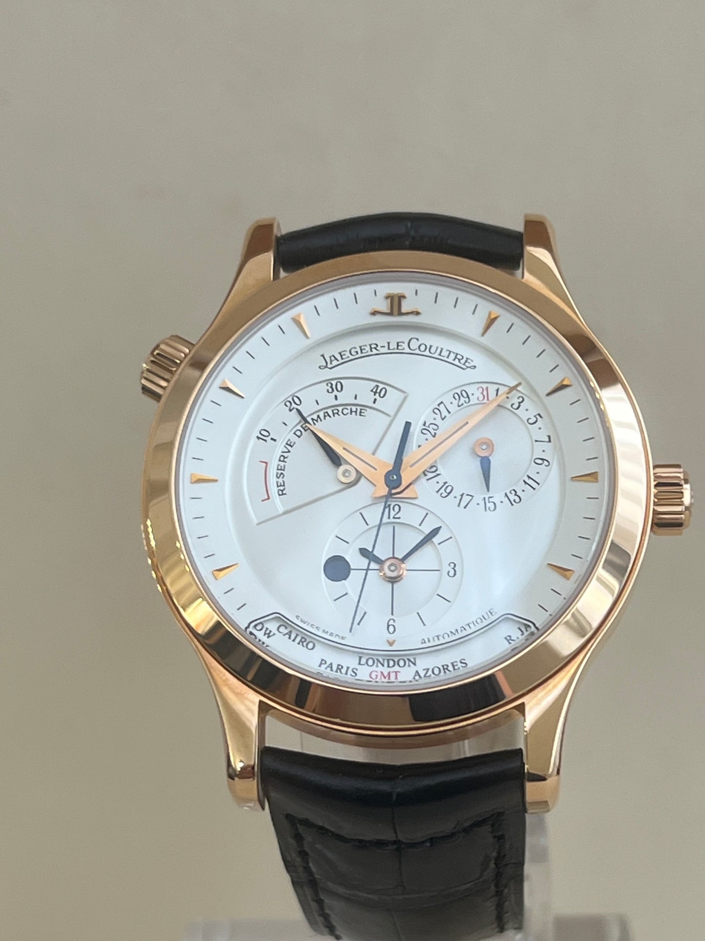 Jaeger-Lecoultre Master Geographic or rose neuve- 142.2.92
