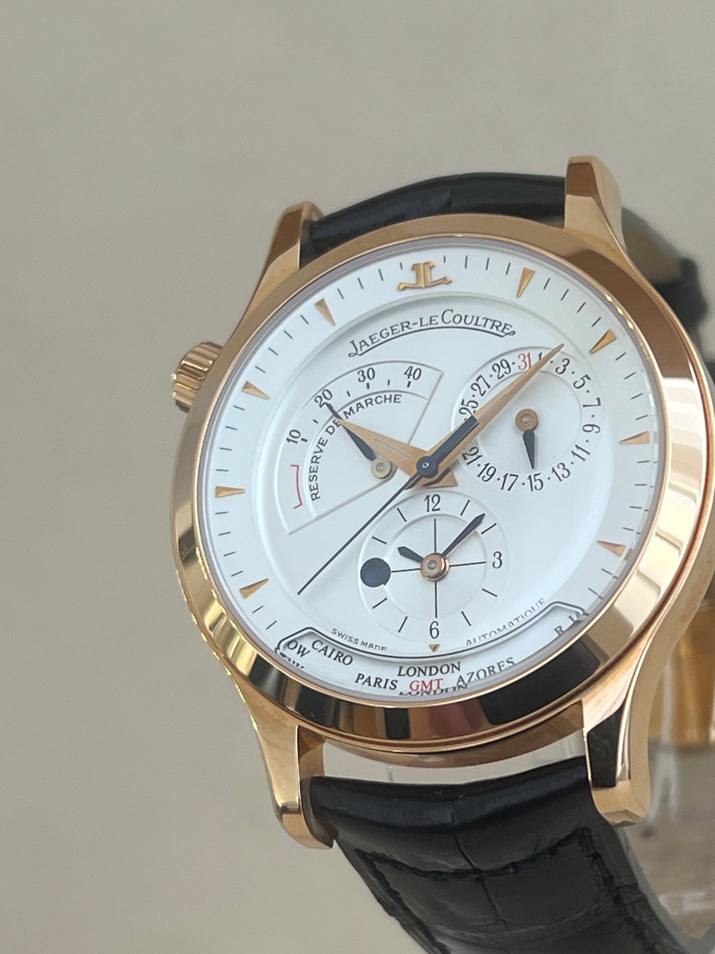 Jaeger-Lecoultre Master Geographic or rose neuve- 142.2.92
