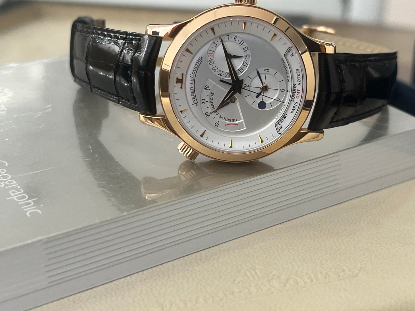 Jaeger-Lecoultre Master Geographic or rose neuve- 142.2.92