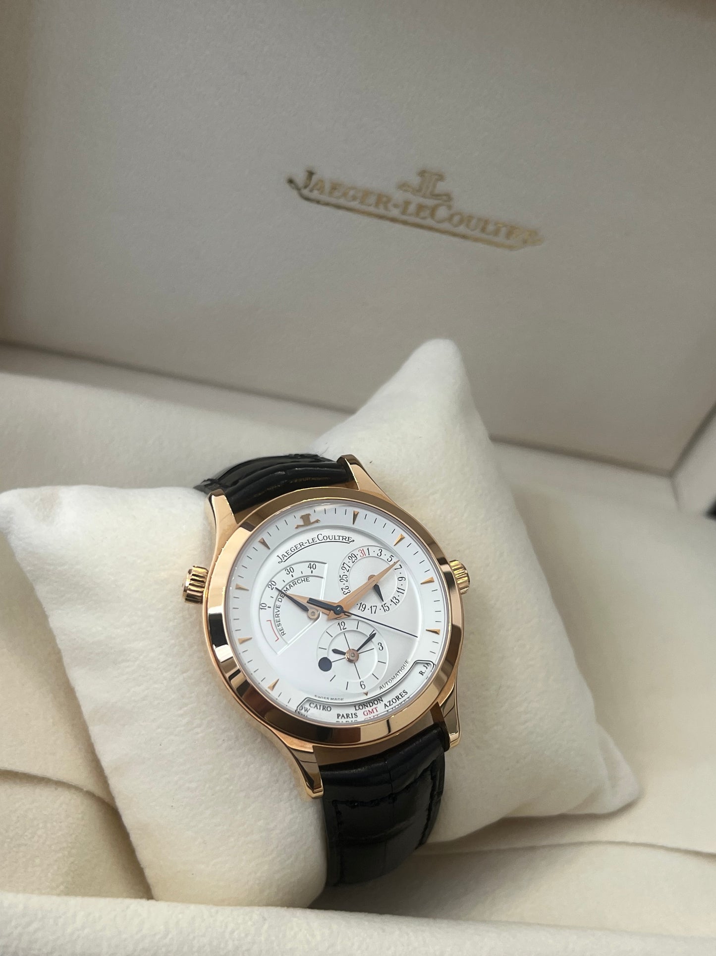 Jaeger-Lecoultre Master Geographic or rose neuve- 142.2.92
