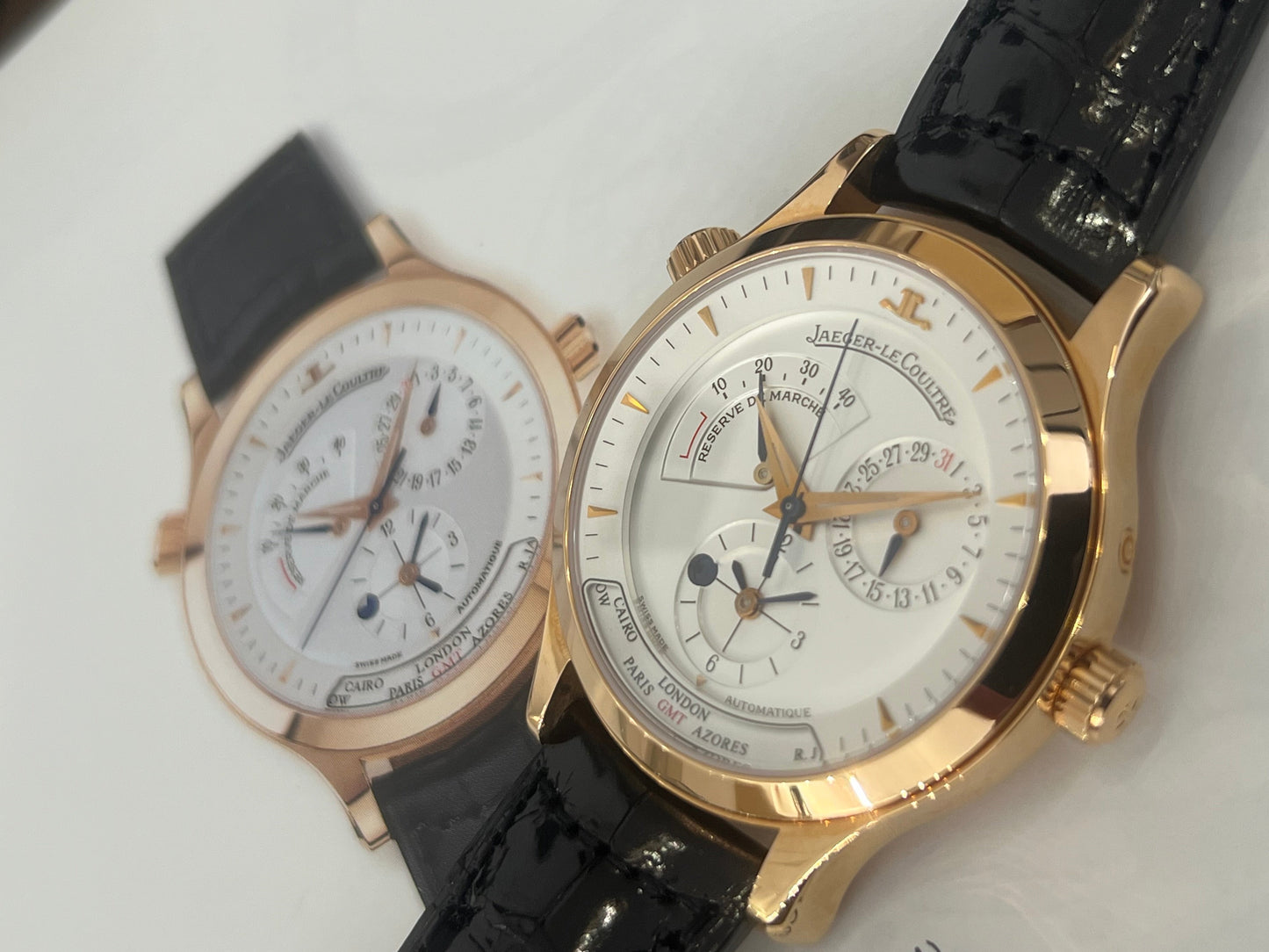Jaeger-Lecoultre Master Geographic or rose neuve- 142.2.92