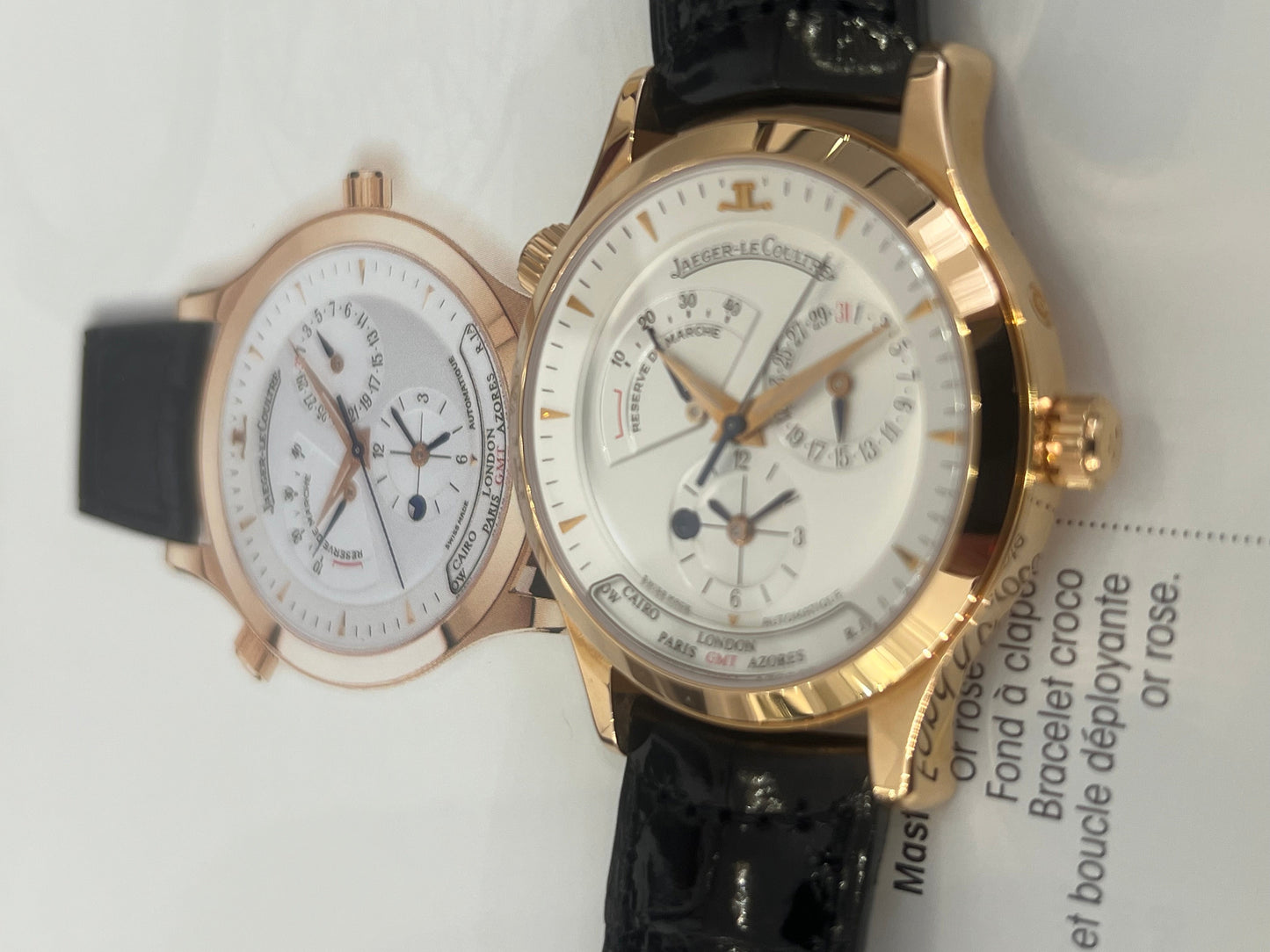 Jaeger-Lecoultre Master Geographic or rose neuve- 142.2.92