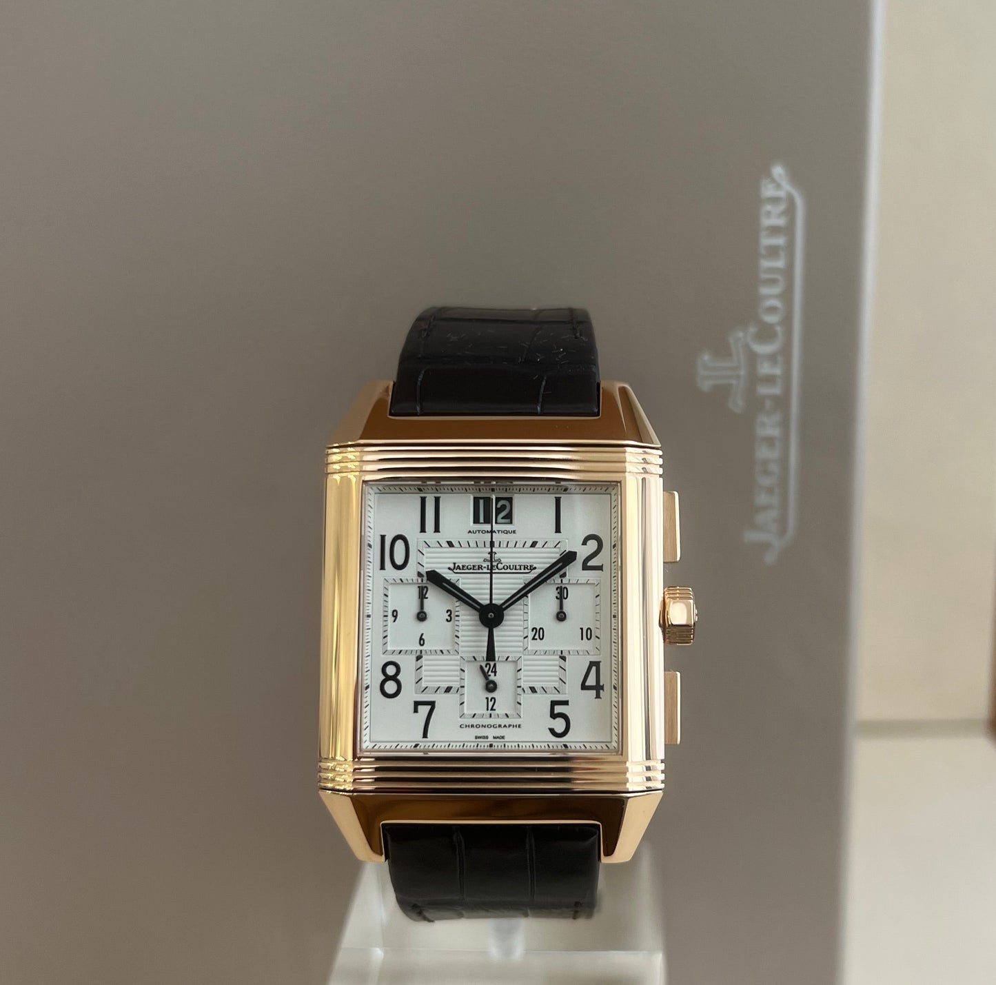 Jaeger-Lecoultre Reverso Chrono Squadra GMT Or Rose neuve- Q7012020