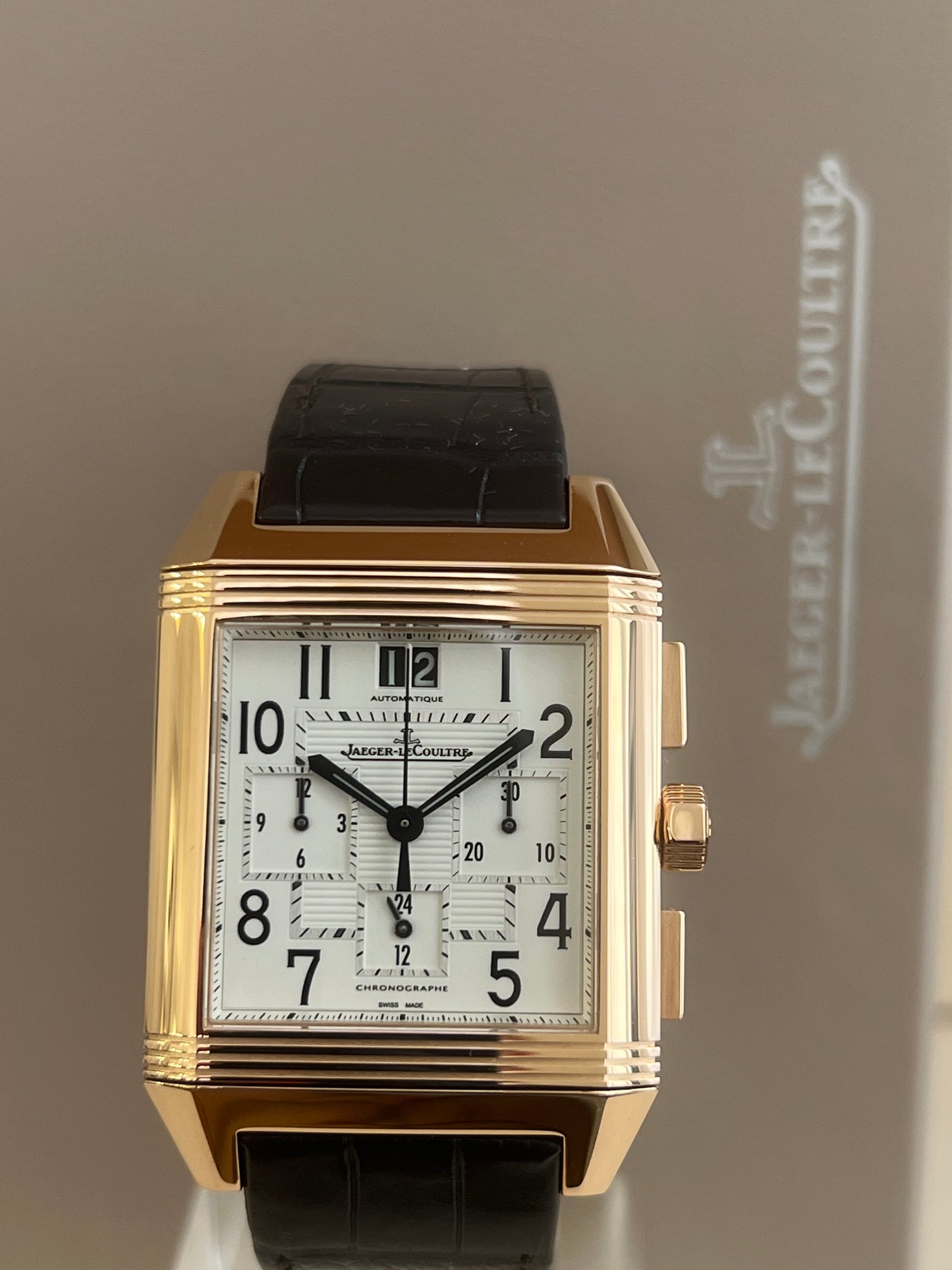 Jaeger-Lecoultre Reverso Chrono Squadra GMT Or Rose neuve- Q7012020