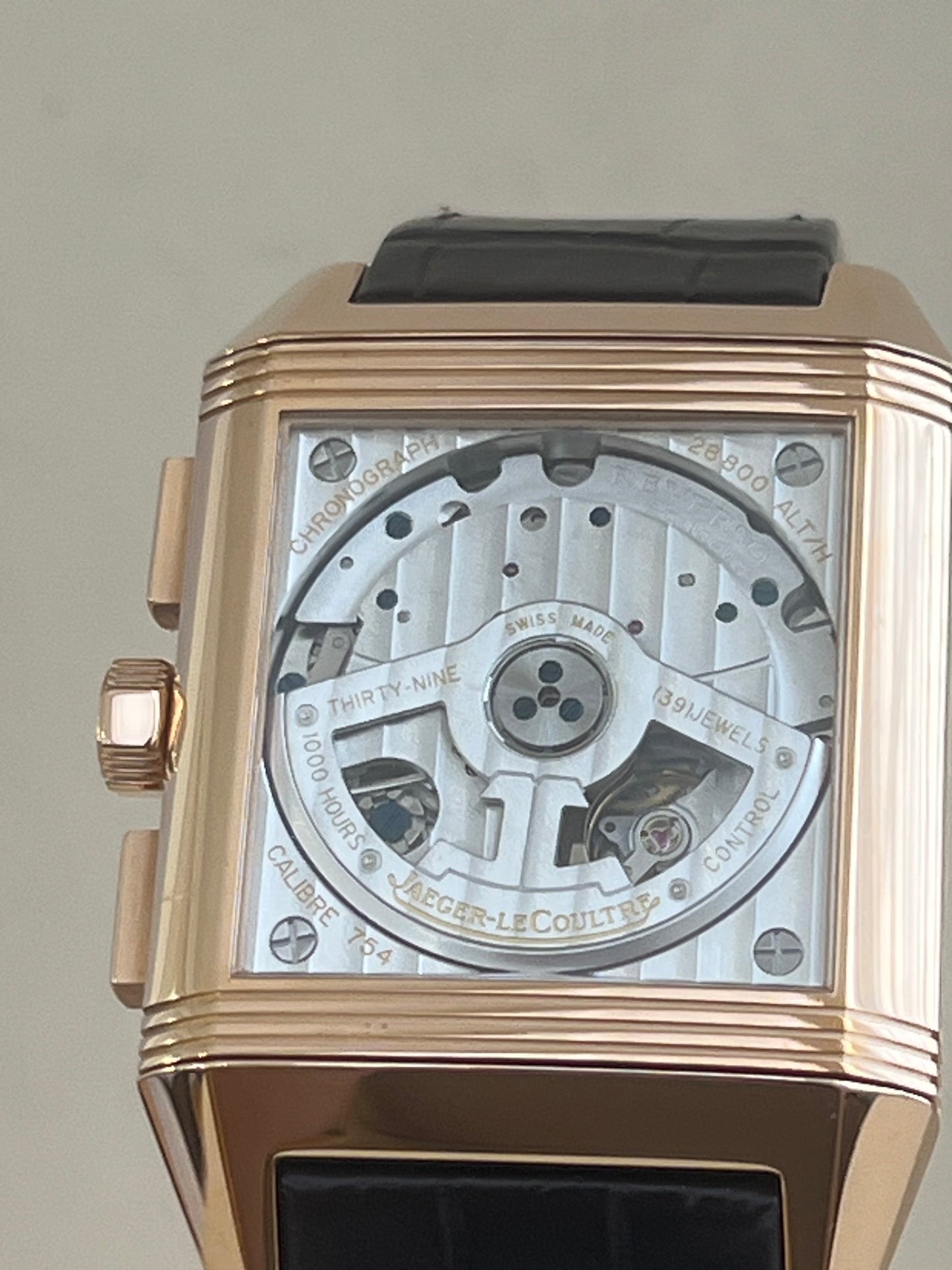 Jaeger-Lecoultre Reverso Chrono Squadra GMT Or Rose neuve- Q7012020