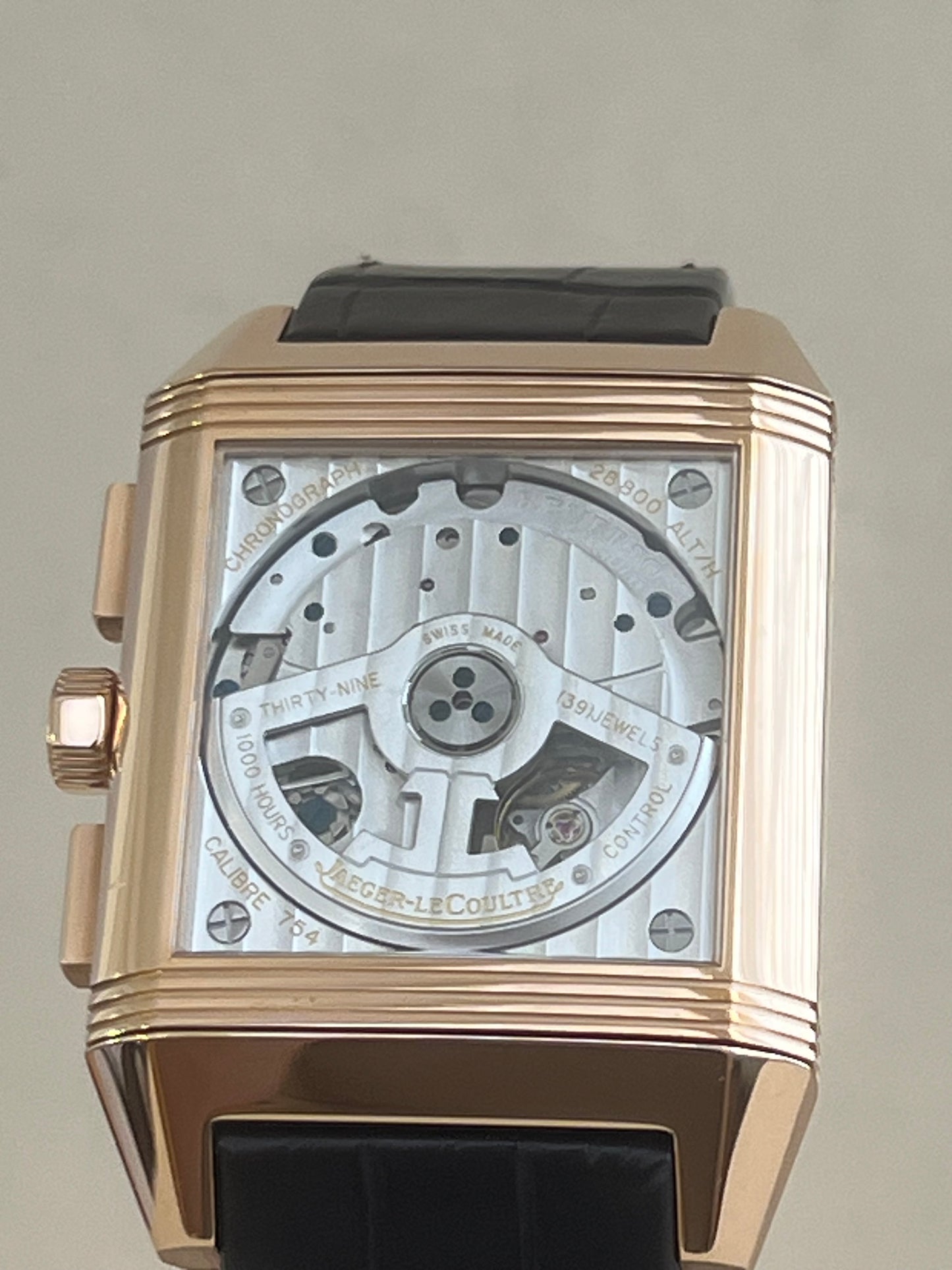 Jaeger-Lecoultre Reverso Chrono Squadra GMT Or Rose neuve- Q7012020