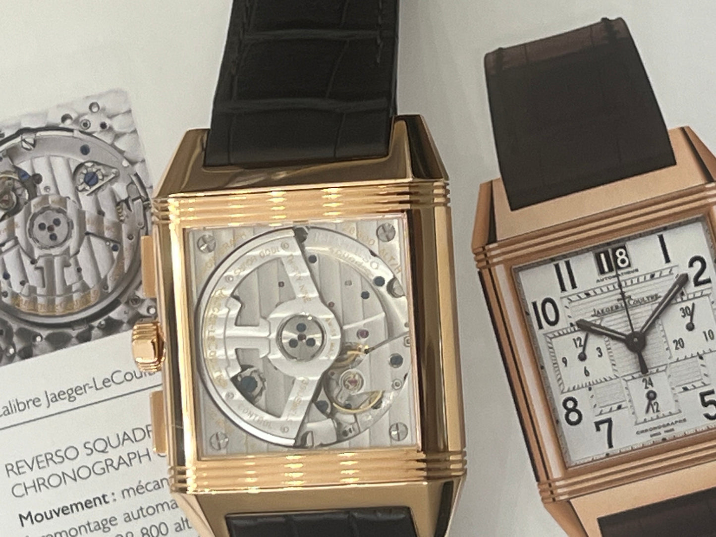 Jaeger-Lecoultre Reverso Chrono Squadra GMT Or Rose neuve- Q7012020