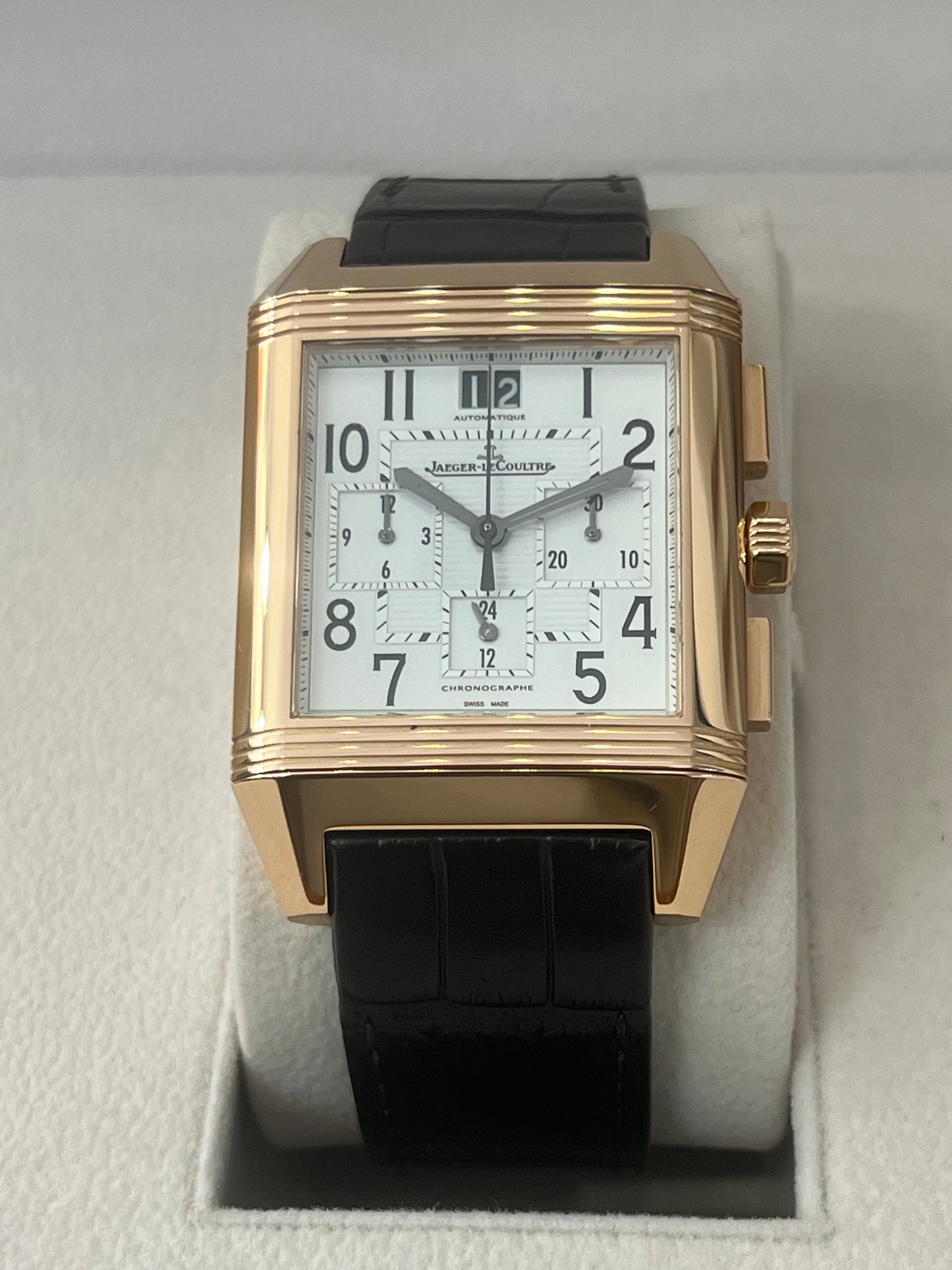 Jaeger-Lecoultre Reverso Chrono Squadra GMT Or Rose neuve- Q7012020
