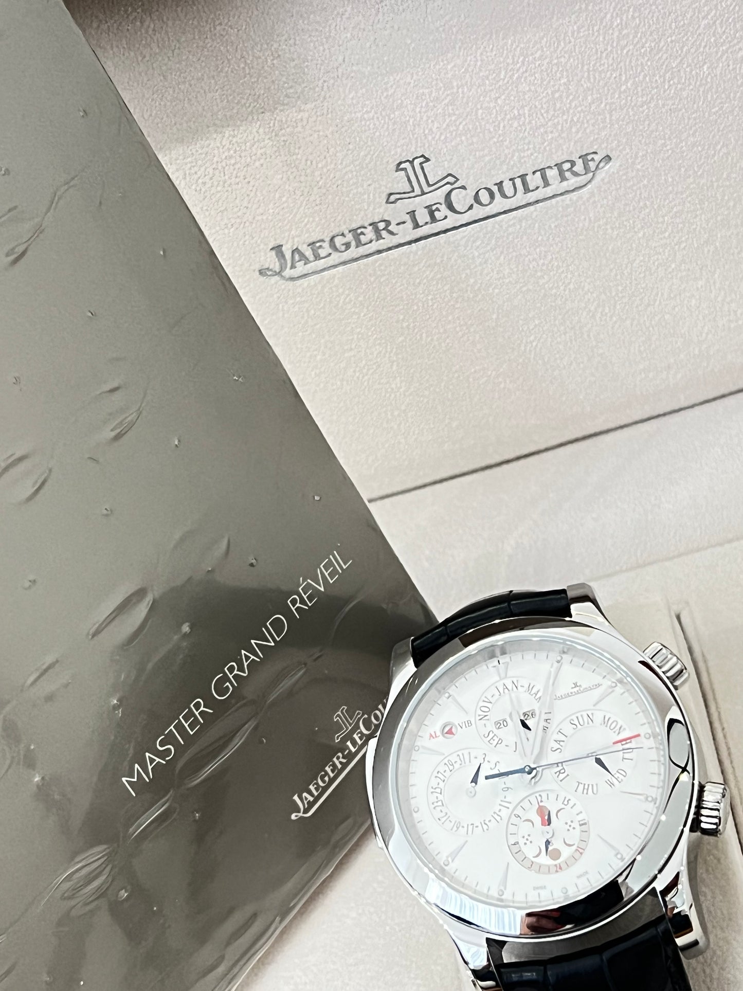 Jaeger-Lecoultre  Master Grand Réveil Neuve - 149.8.95 - Q163842A