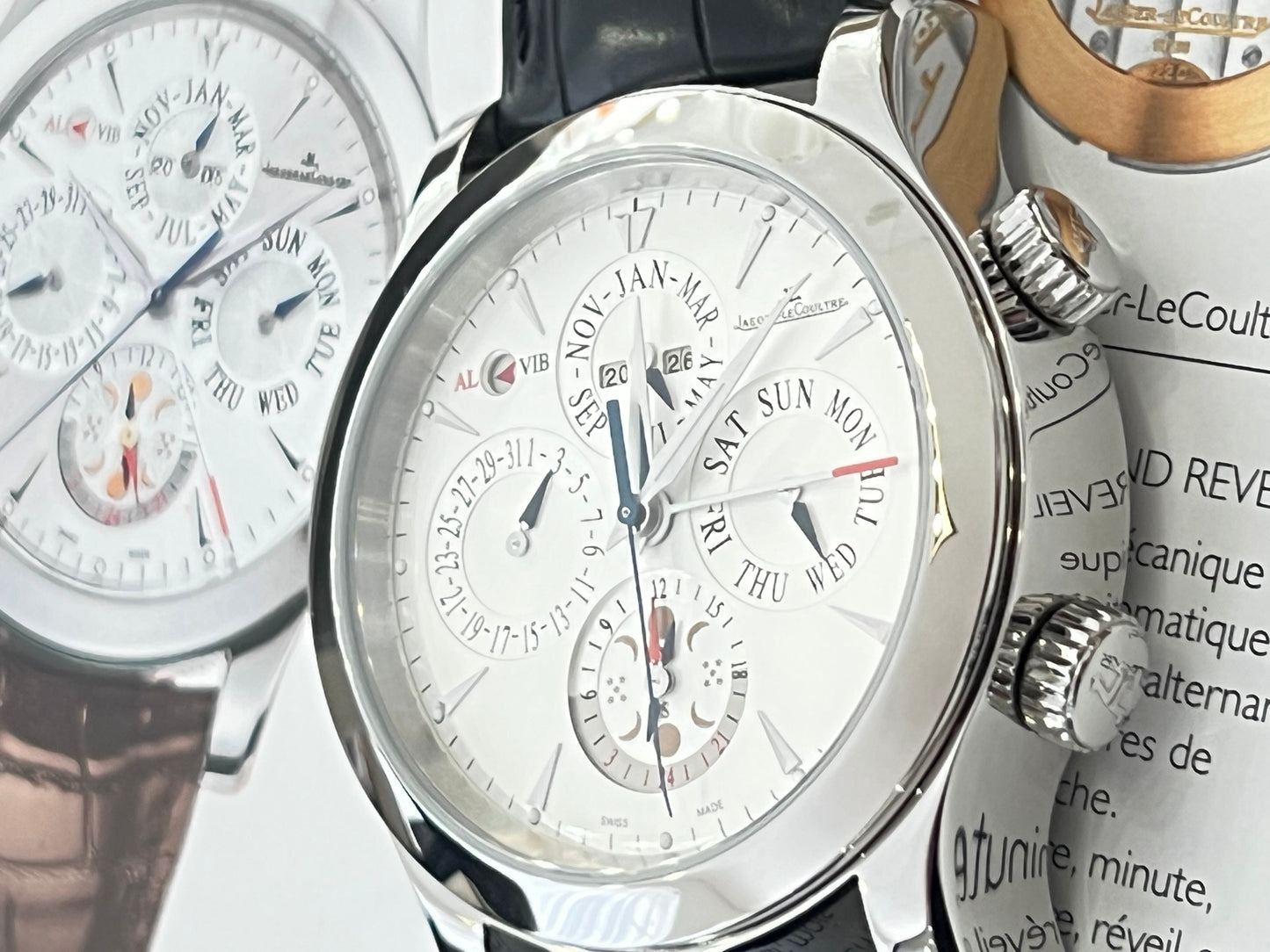 Jaeger-Lecoultre  Master Grand Réveil Neuve - 149.8.95 - Q163842A