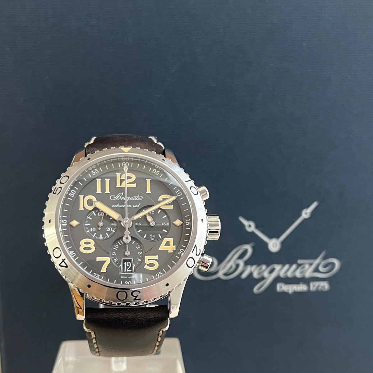 Breguet Type XXI Flyback Chrono - 3817ST/X2/3ZU - Full Set