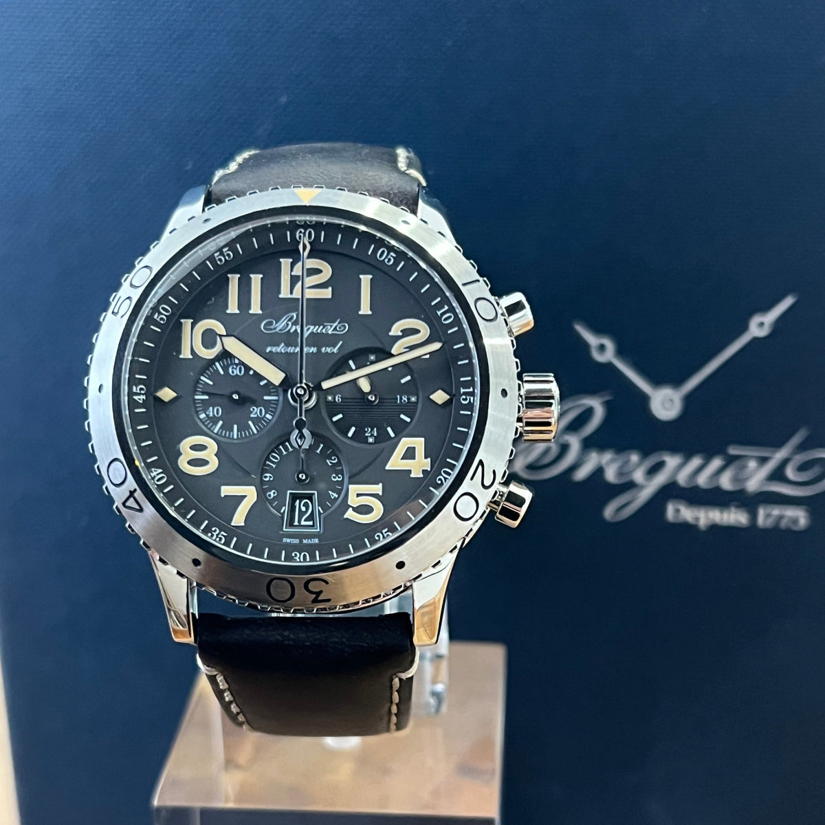 Breguet Type XXI Flyback Chrono - 3817ST/X2/3ZU - Full Set