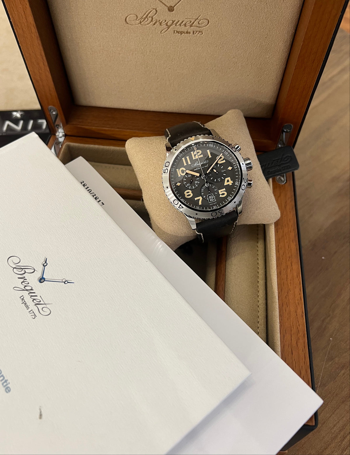 Breguet Type XXI Flyback Chrono - 3817ST/X2/3ZU - Full Set