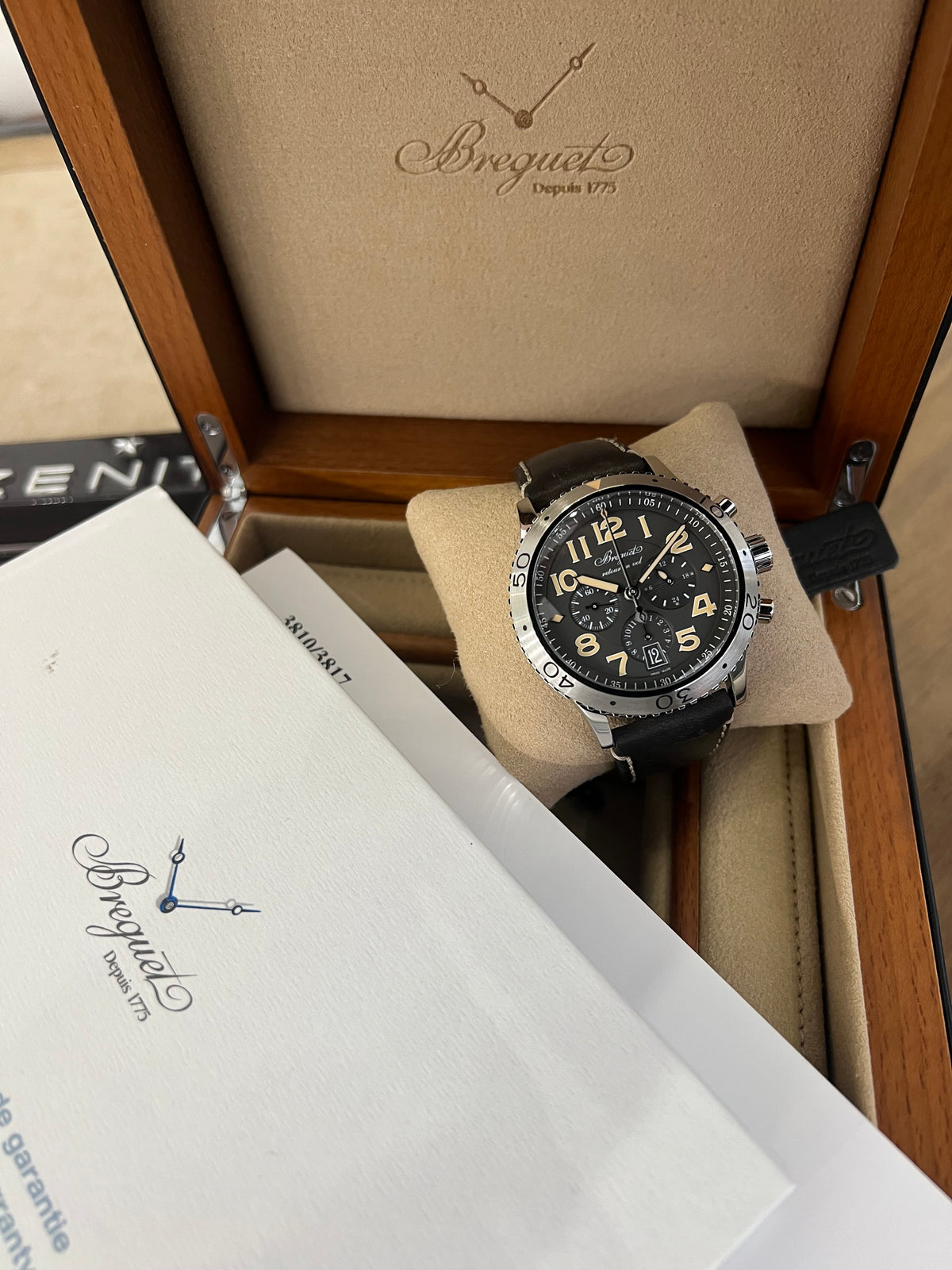 Breguet Type XXI Flyback Chrono - 3817ST/X2/3ZU - Full Set