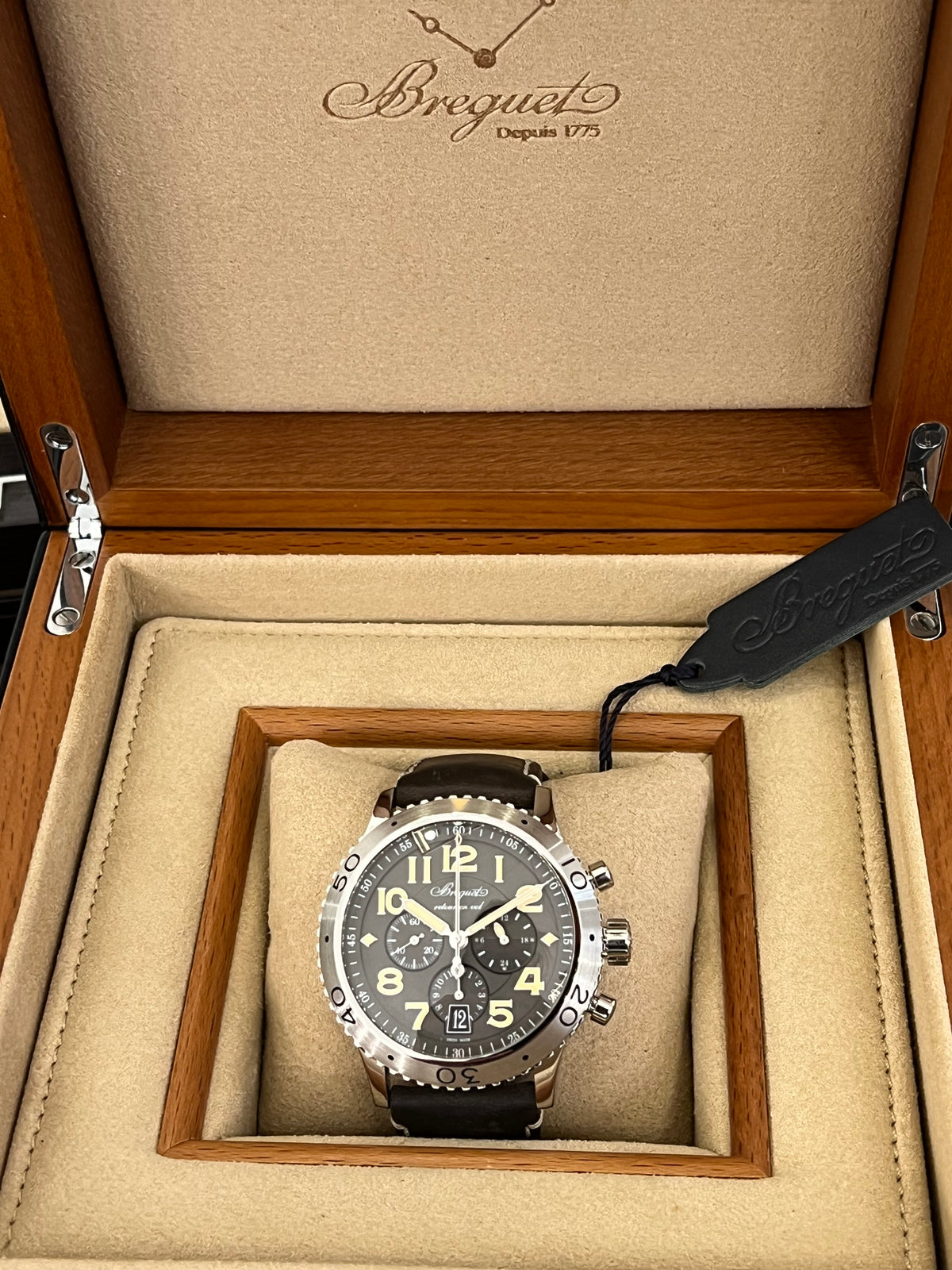 Breguet Type XXI Flyback Chrono - 3817ST/X2/3ZU - Full Set