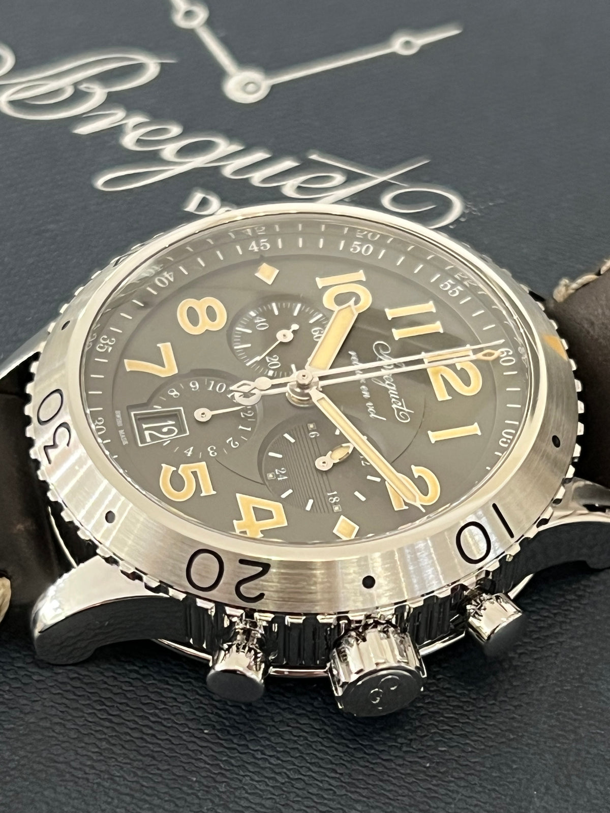 Breguet Type XXI Flyback Chrono - 3817ST/X2/3ZU - Full Set