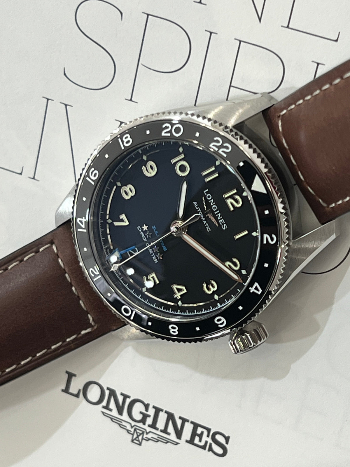 Longines Spirit Zulu Time Full set - L3.802.4