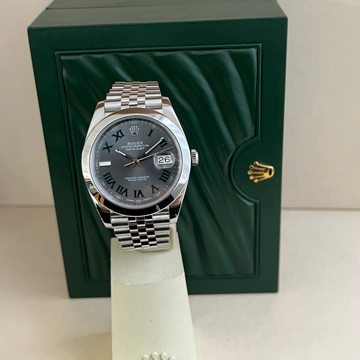 Rolex Datejust 41 Wimbledon Full Set de 2017 - 126300