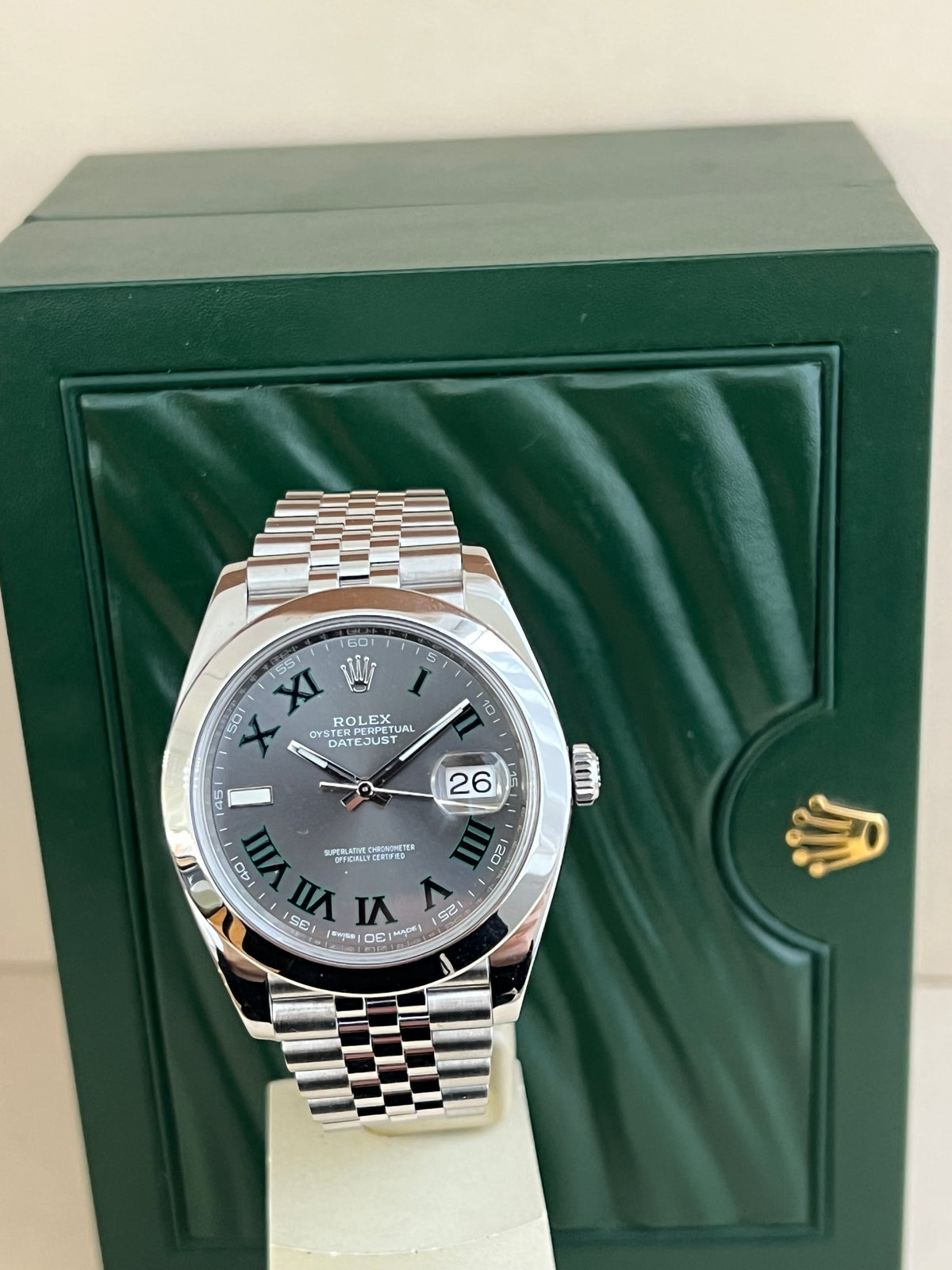 Rolex Datejust 41 Wimbledon Full Set de 2017 - 126300