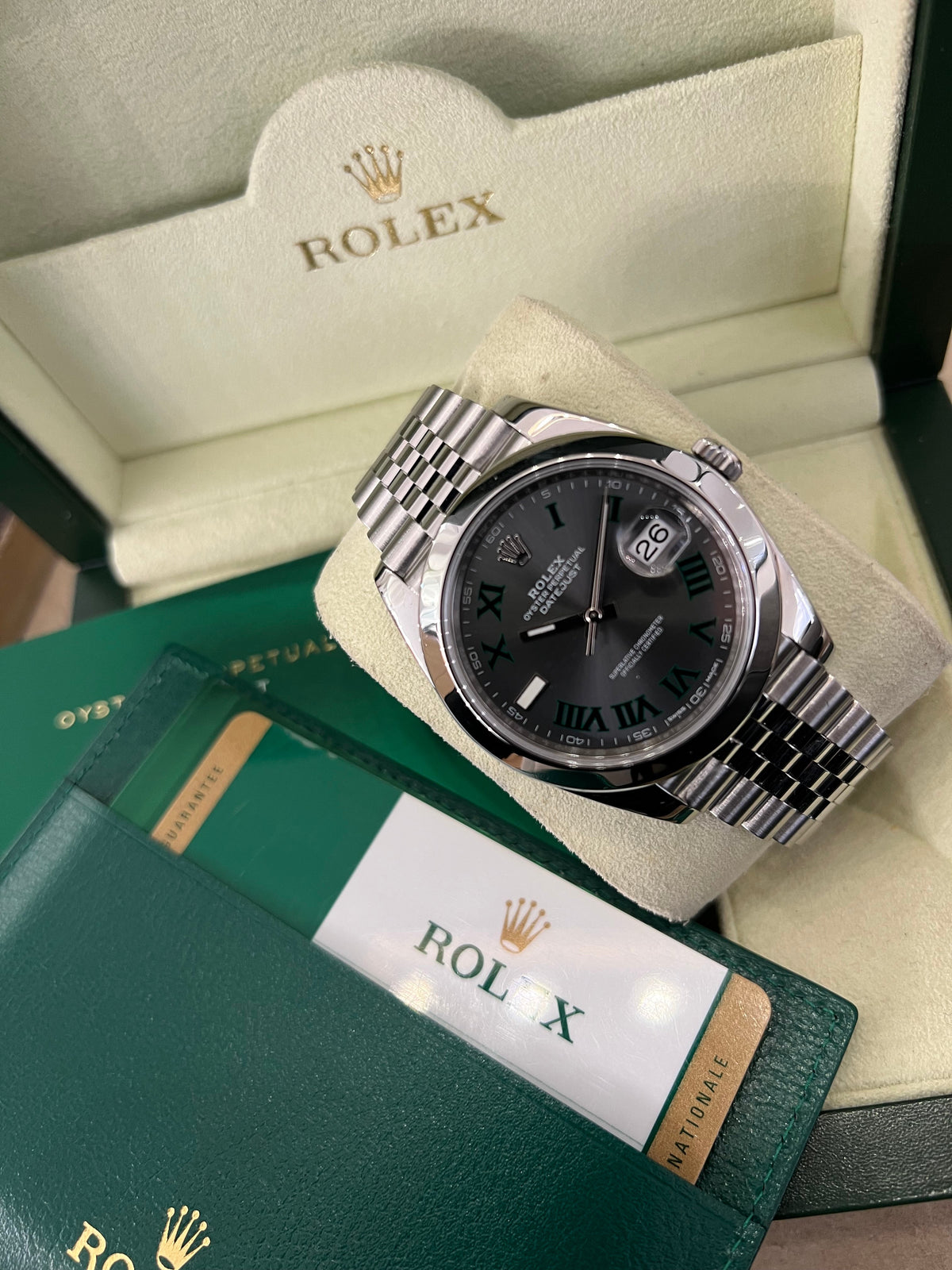 Rolex Datejust 41 Wimbledon Full Set de 2017 - 126300