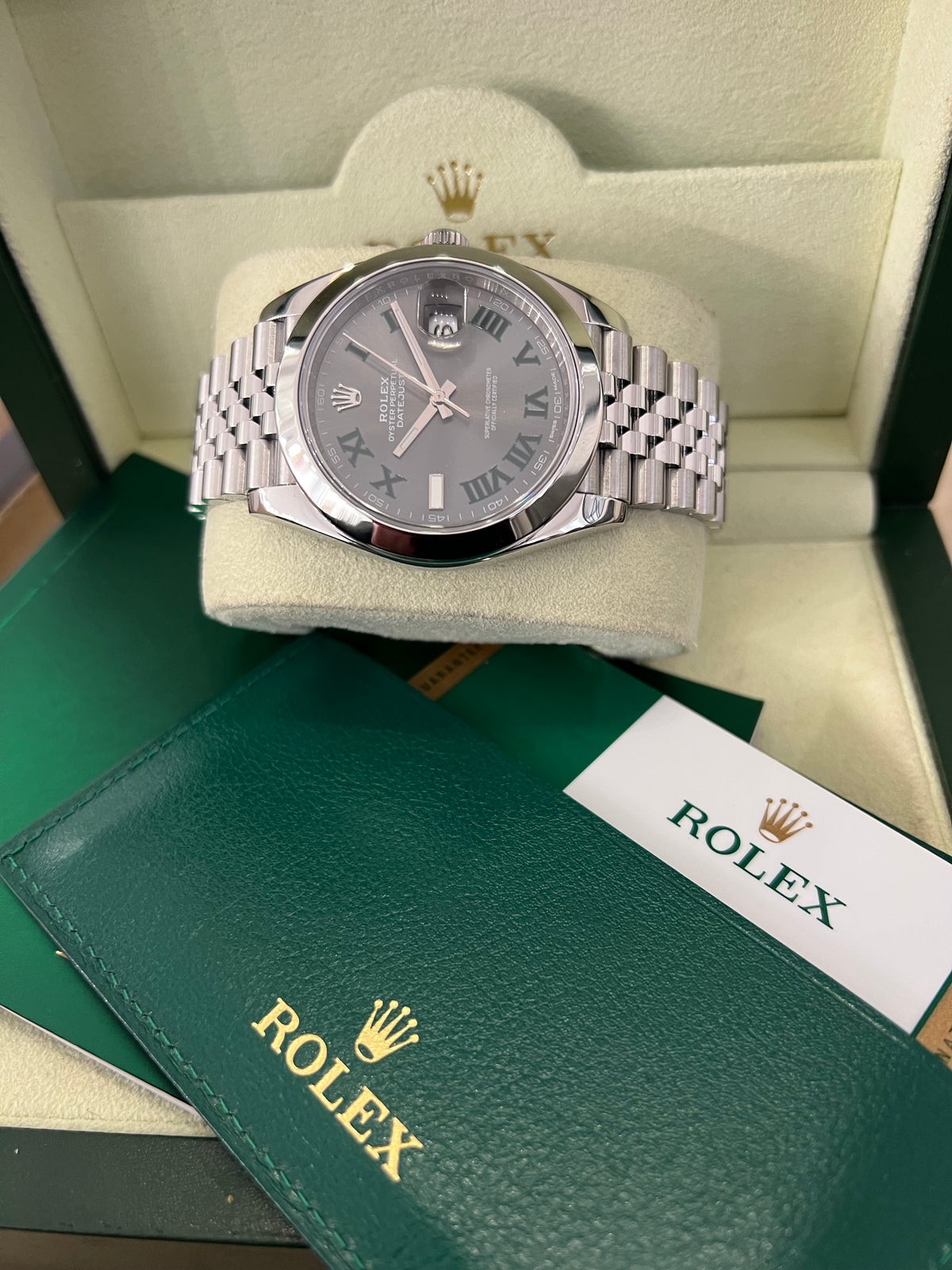 Rolex Datejust 41 Wimbledon Full Set de 2017 - 126300