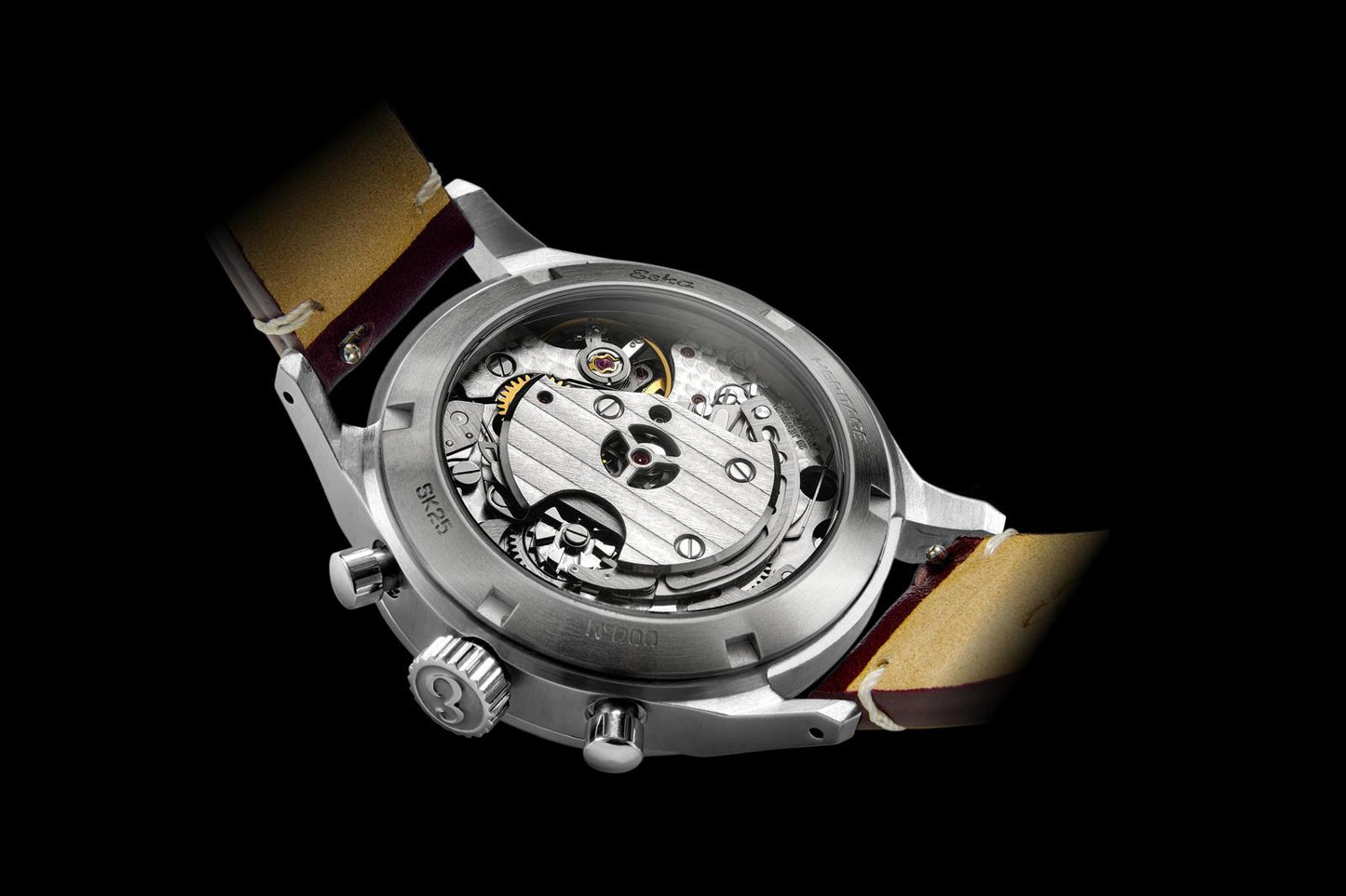 Eska Chrono Héritage Beige - SK25 - Montre Neuve